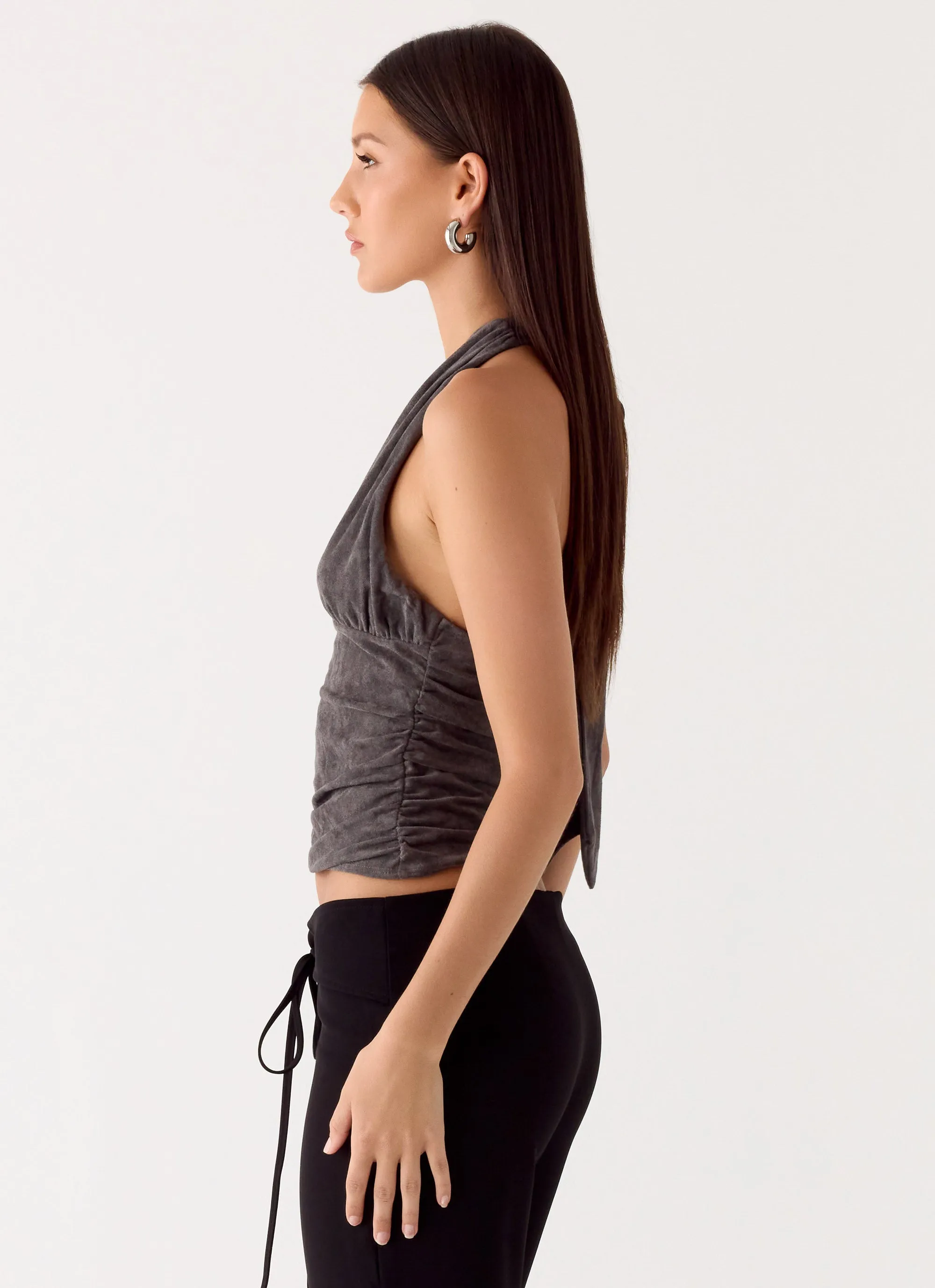 Aylssa Halter Top - Ash sold by Peppermayo product image thumbnail 3