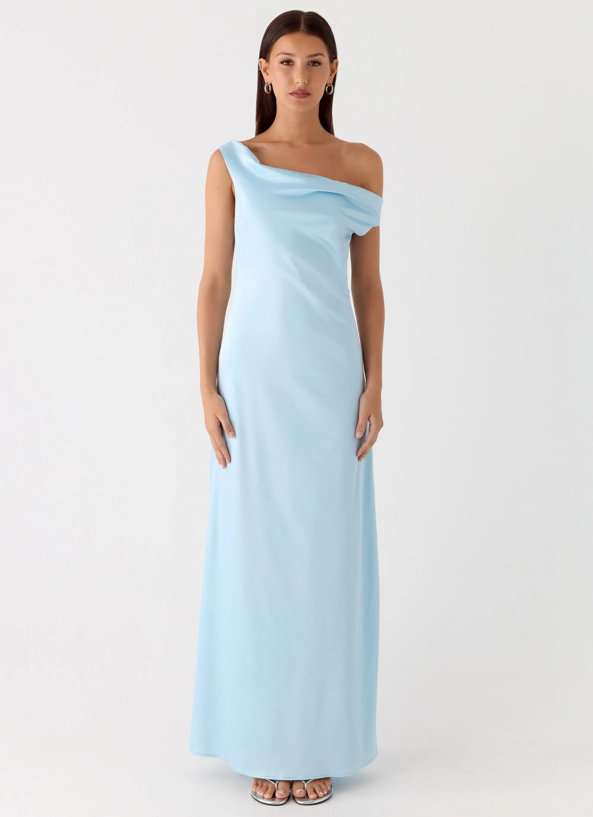 Palm Royal Maxi Dress - Ice Blue sold by Peppermayo product image thumbnail 2