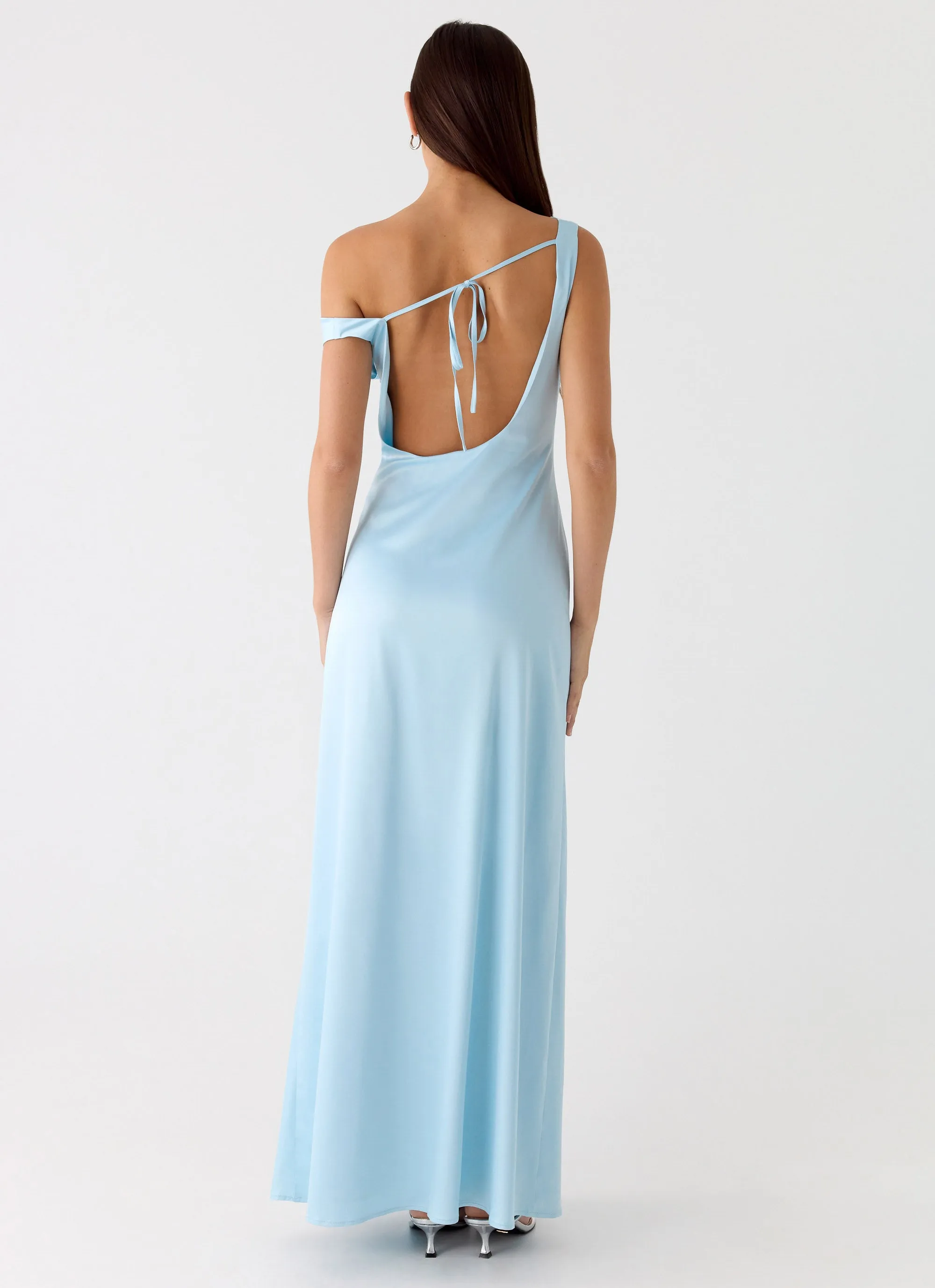 Palm Royal Maxi Dress - Ice Blue sold by Peppermayo product image thumbnail 4