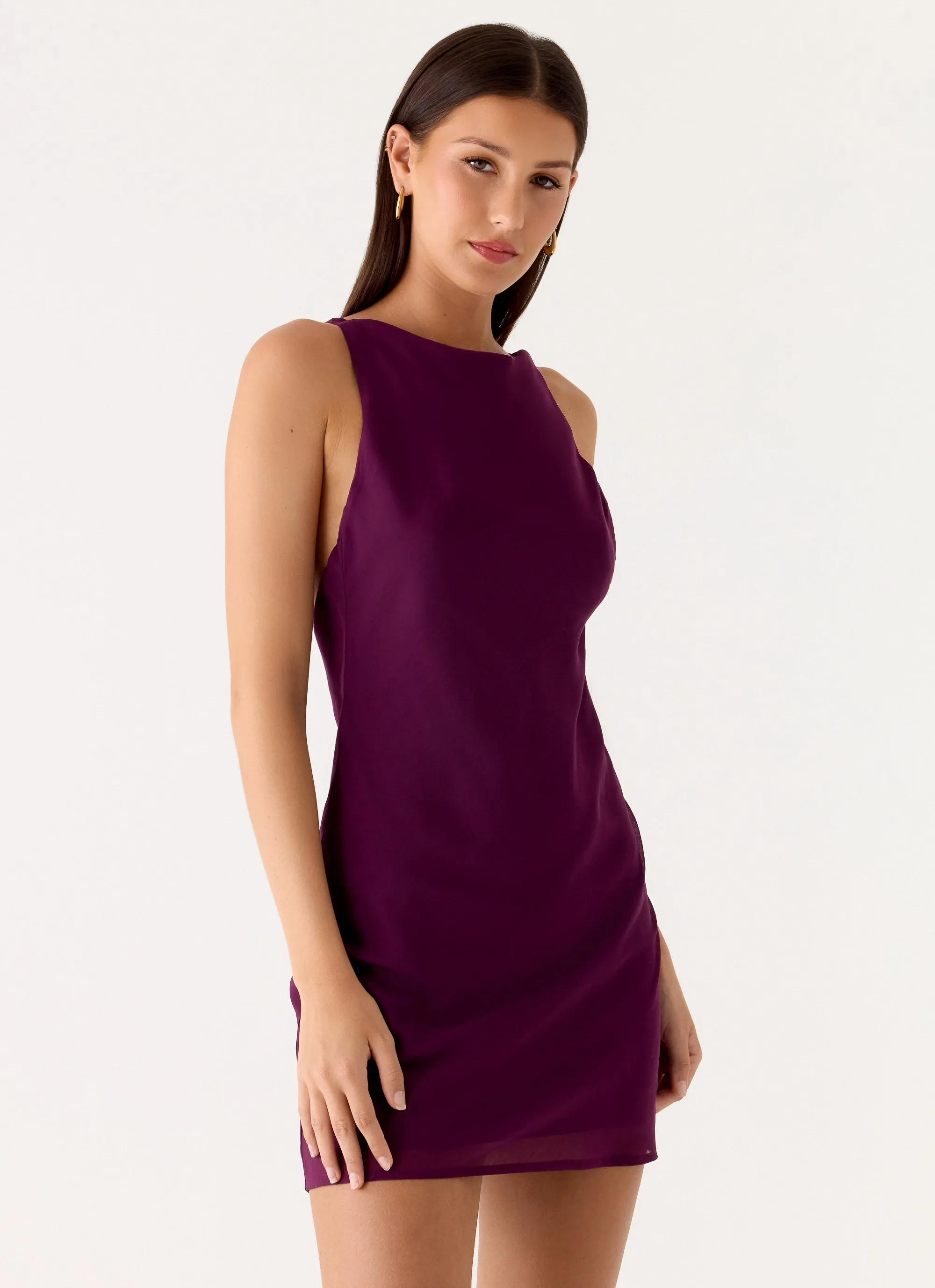 Sunkissed Siren Mini Dress - Plum sold by Peppermayo product image thumbnail 5