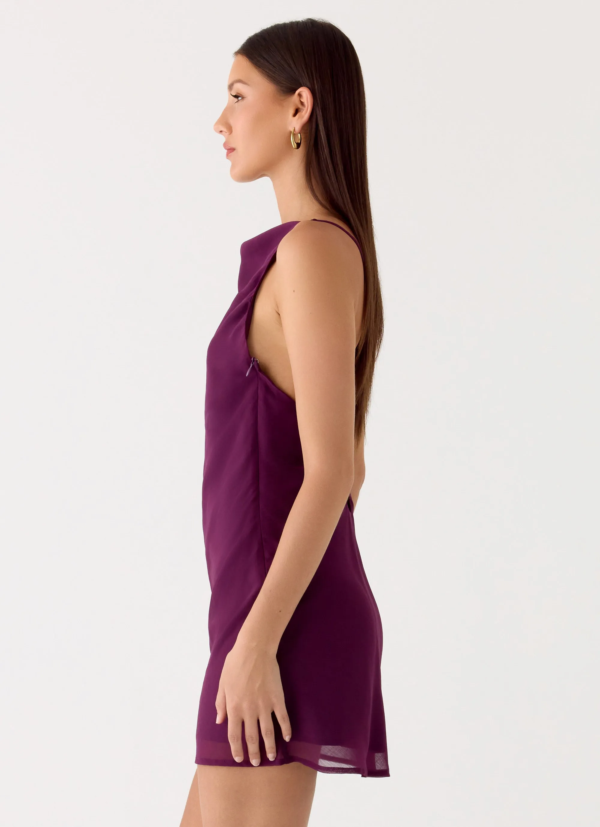 Sunkissed Siren Mini Dress - Plum sold by Peppermayo product image thumbnail 3