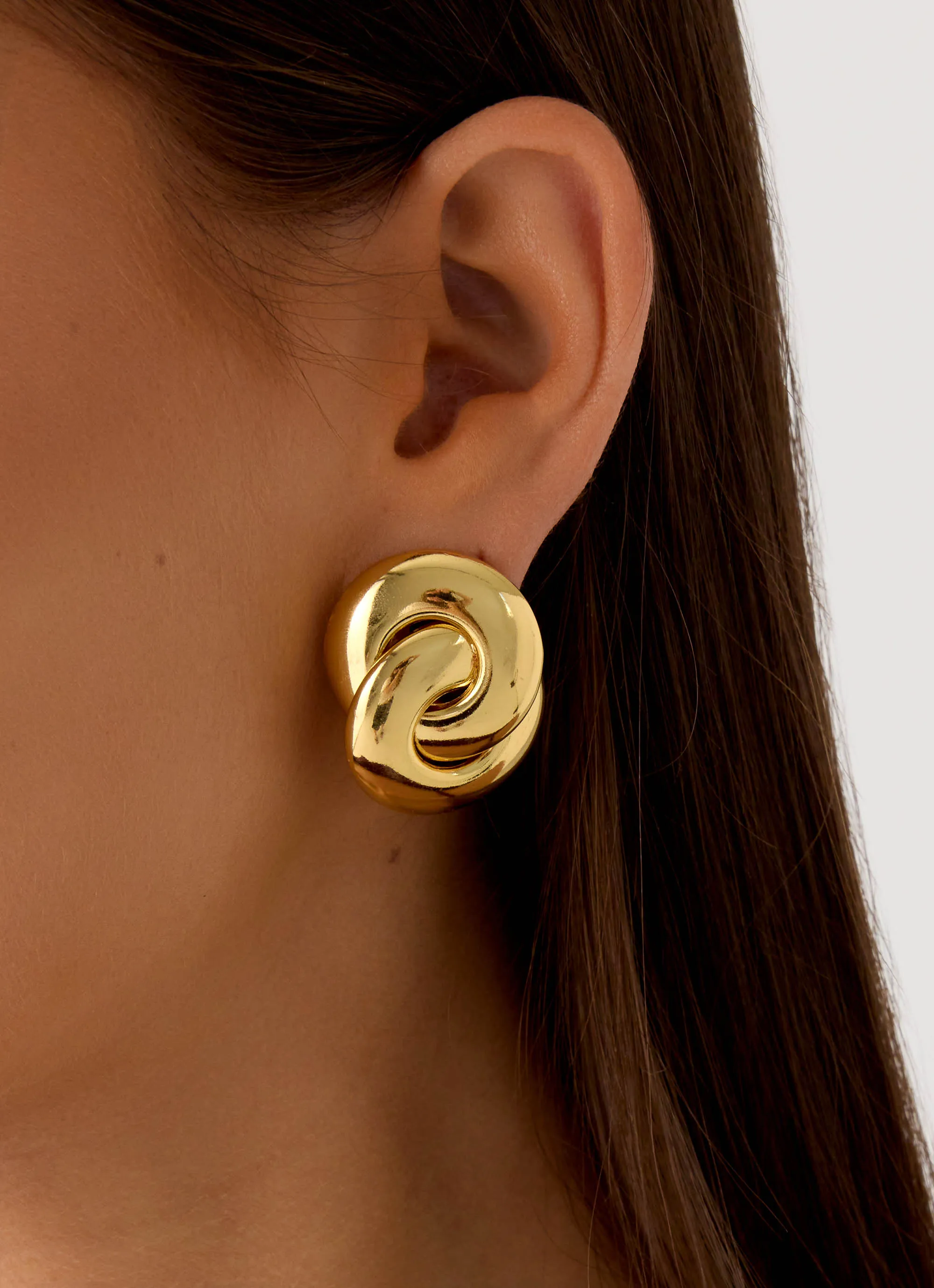 Rosso Rush Earrings - Gold sold by Peppermayo product image thumbnail 4