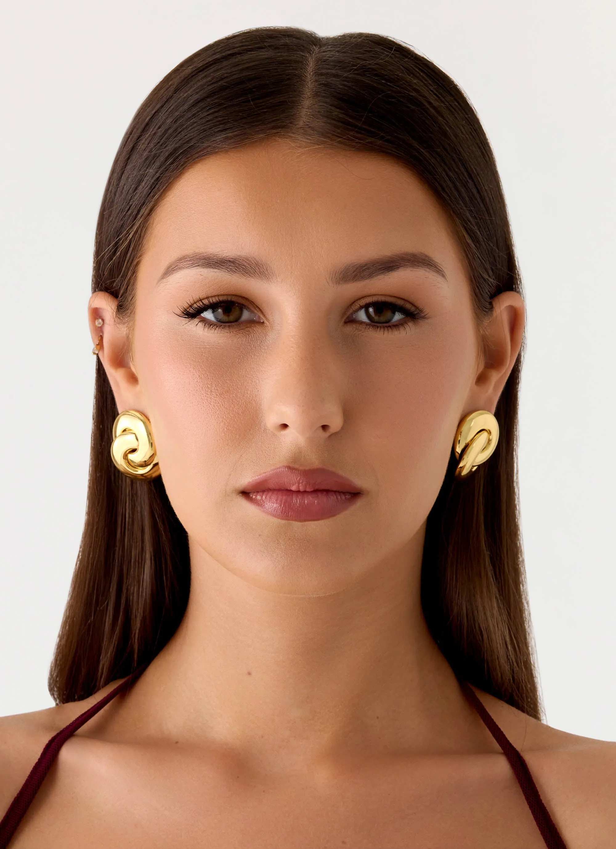 Rosso Rush Earrings - Gold sold by Peppermayo product image thumbnail 2