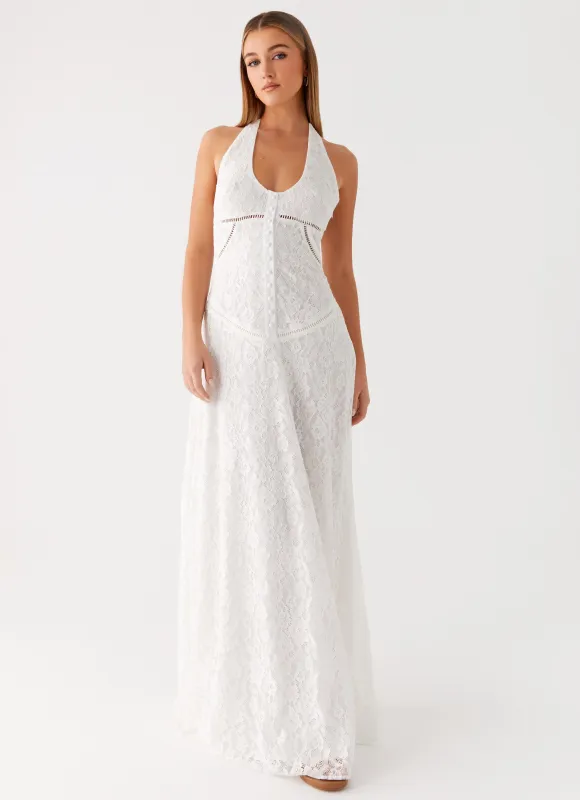 Ember Valley Cotton Maxi Dress - Ivory sold by Peppermayo
