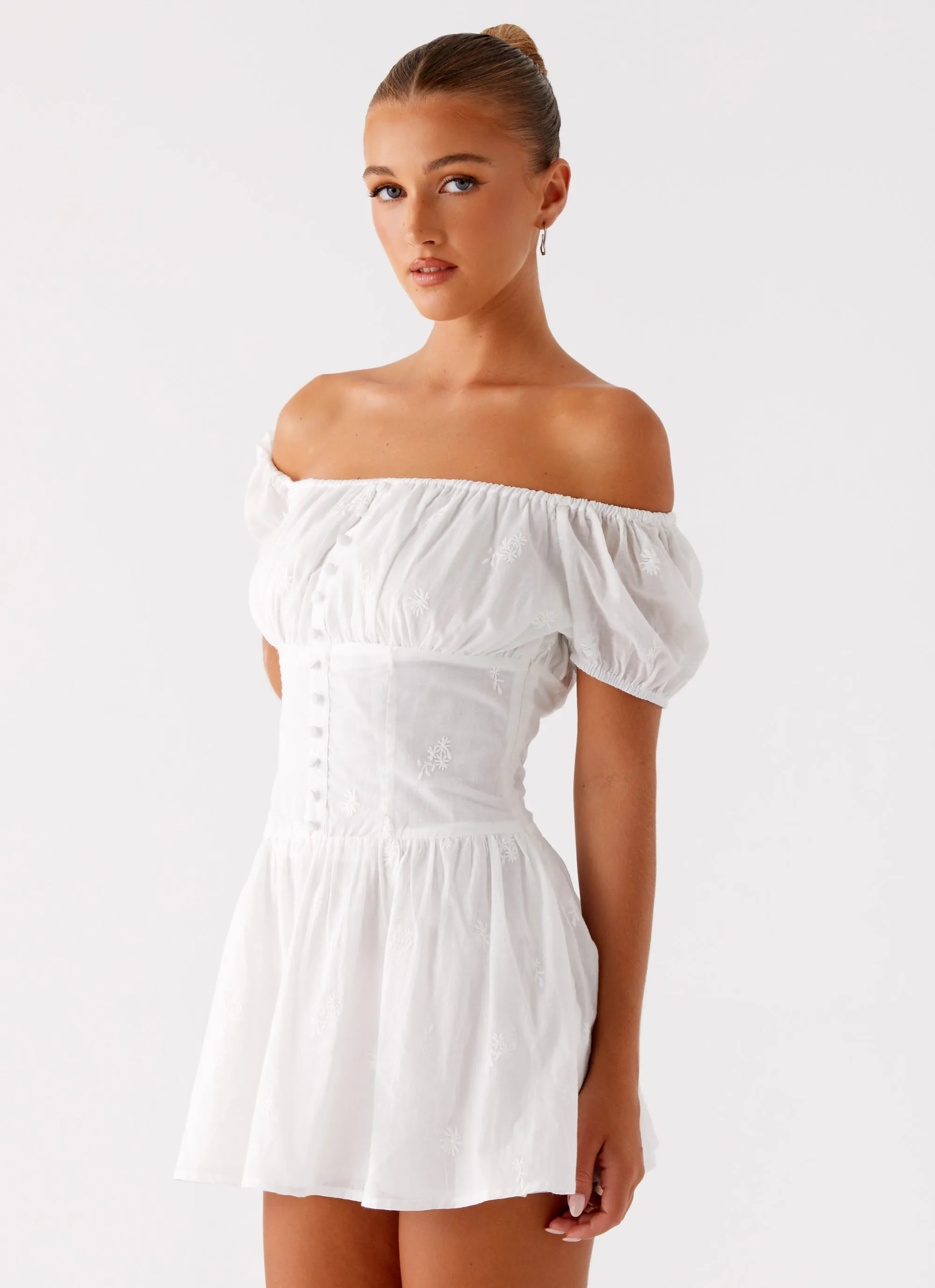 Anthem Cotton Mini Dress - Ivory sold by Peppermayo product image thumbnail 5