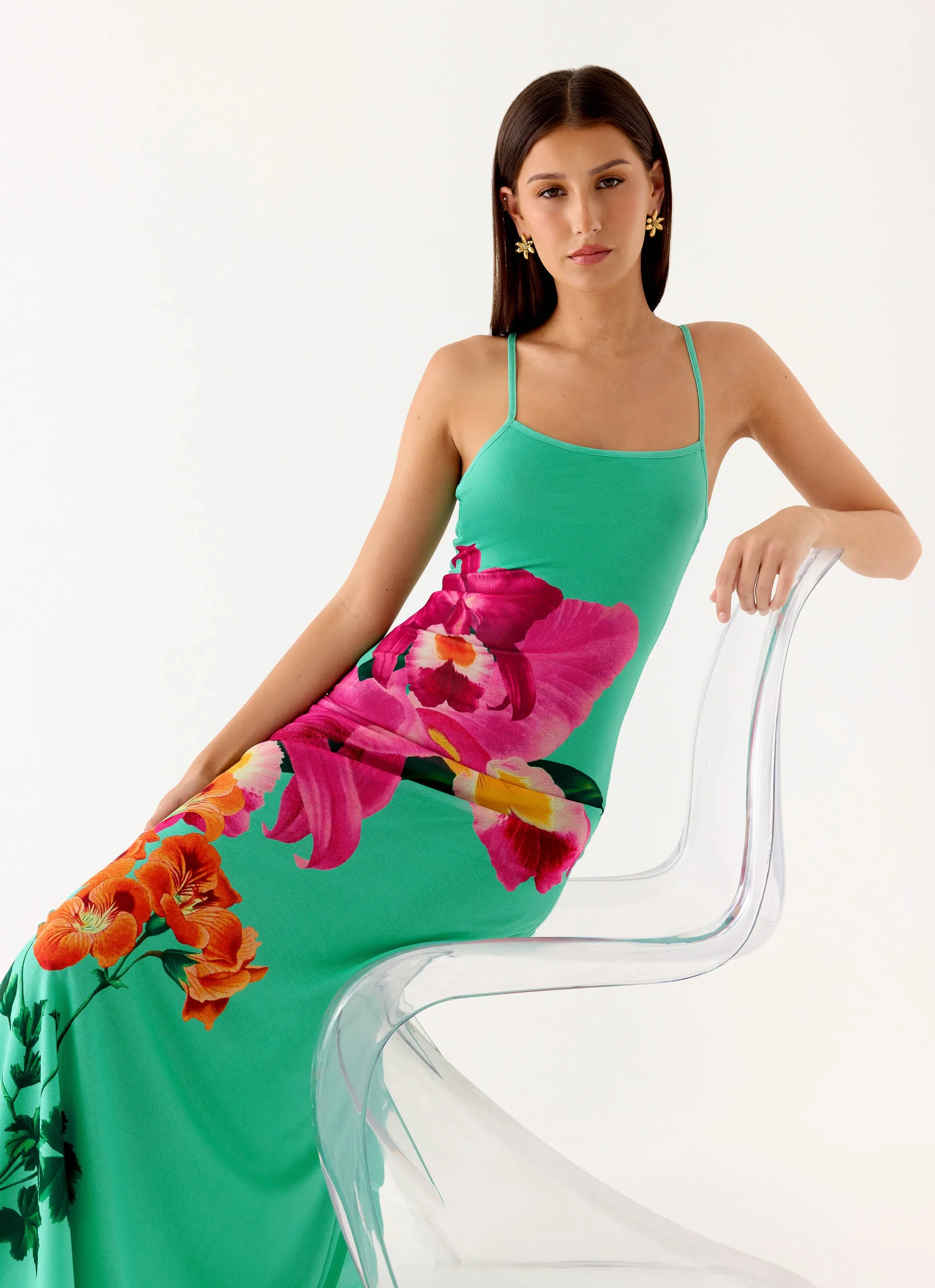 Everett Maxi Dress - Jungle Bloom sold by Peppermayo product image thumbnail 5