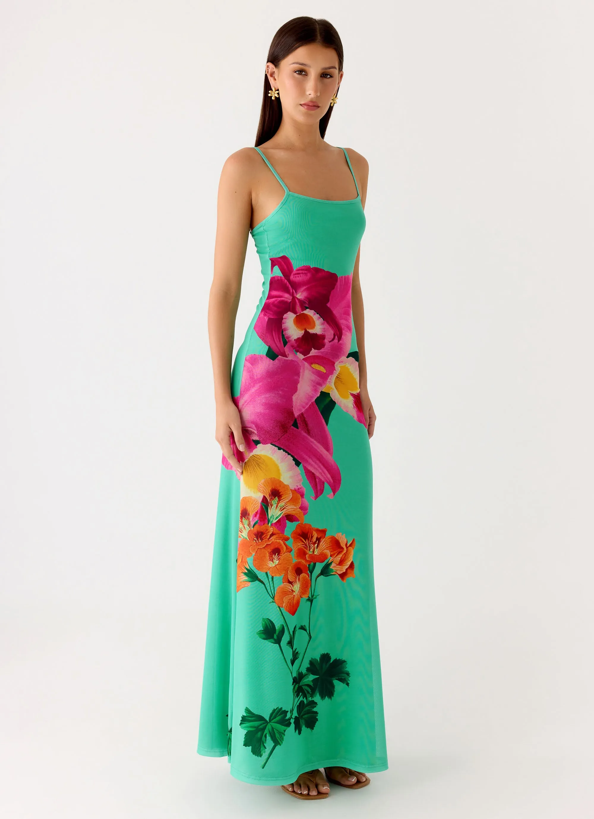 Everett Maxi Dress - Jungle Bloom sold by Peppermayo product image thumbnail 4