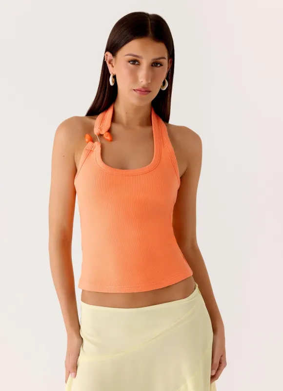 Cladena Top - Apricot sold by Peppermayo