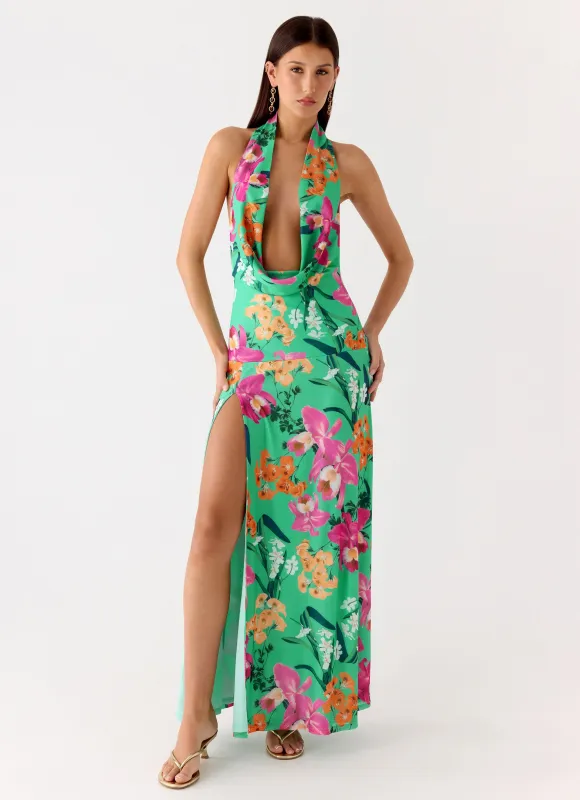 Zoriana Maxi Dress - Jungle Bloom sold by Peppermayo