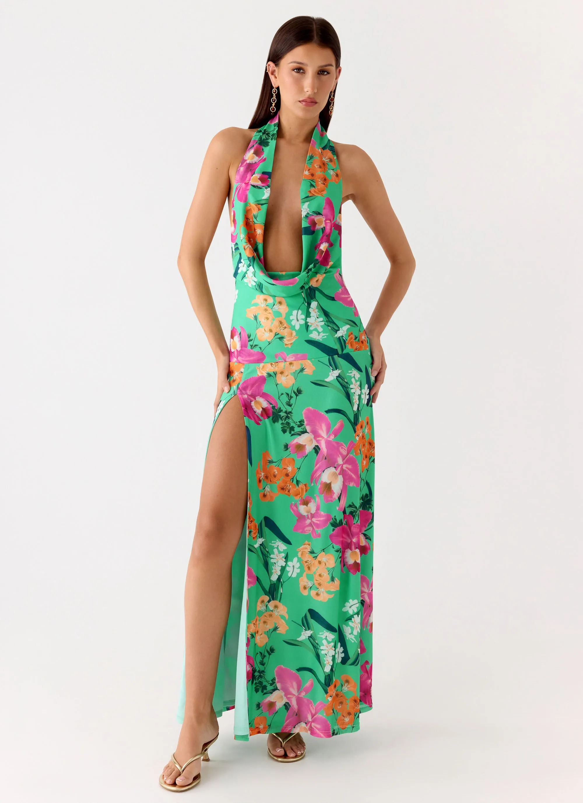 Zoriana Maxi Dress - Jungle Bloom sold by Peppermayo