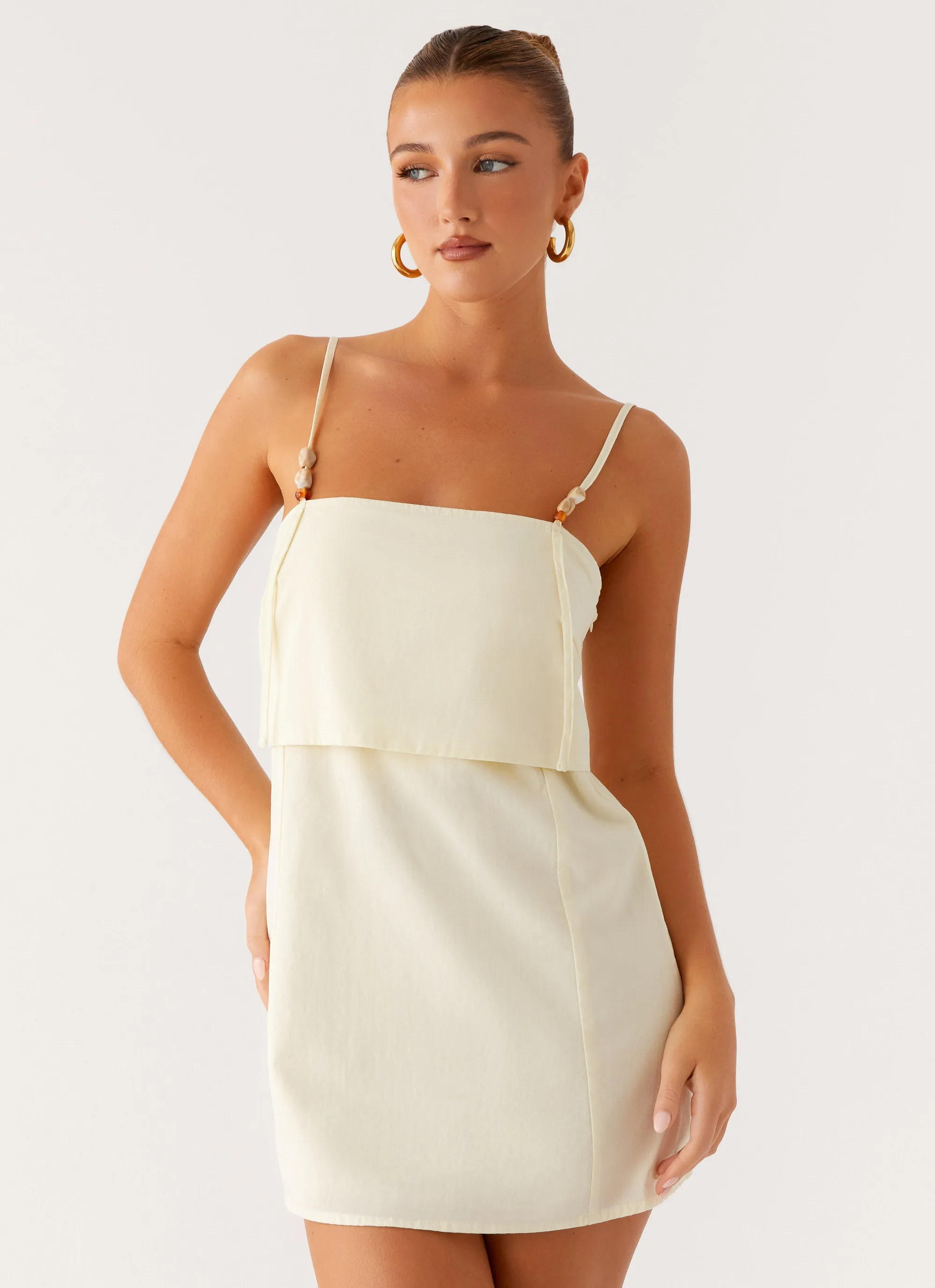 Andres Mini Dress - Butter sold by Peppermayo product image thumbnail 4