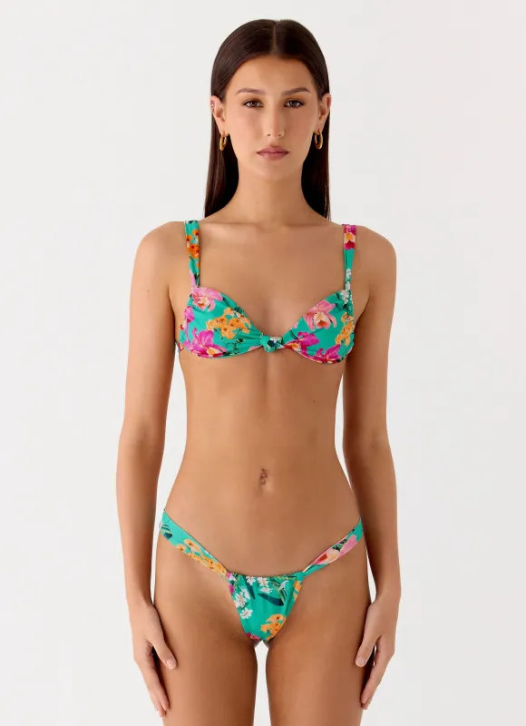 Airlie Scrunch Bikini Bottoms - Jungle Bloom sold by Peppermayo
