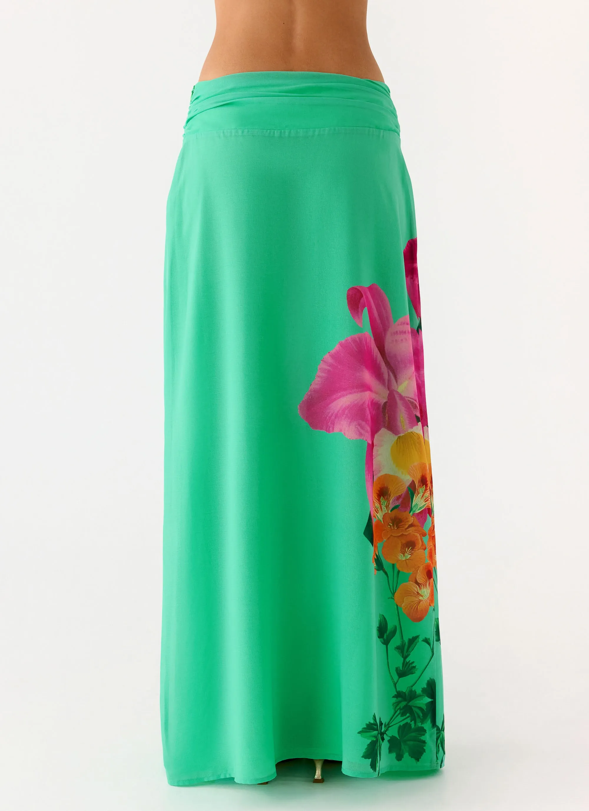 Blushing Bloom Maxi Skirt - Jungle Bloom sold by Peppermayo product image thumbnail 4