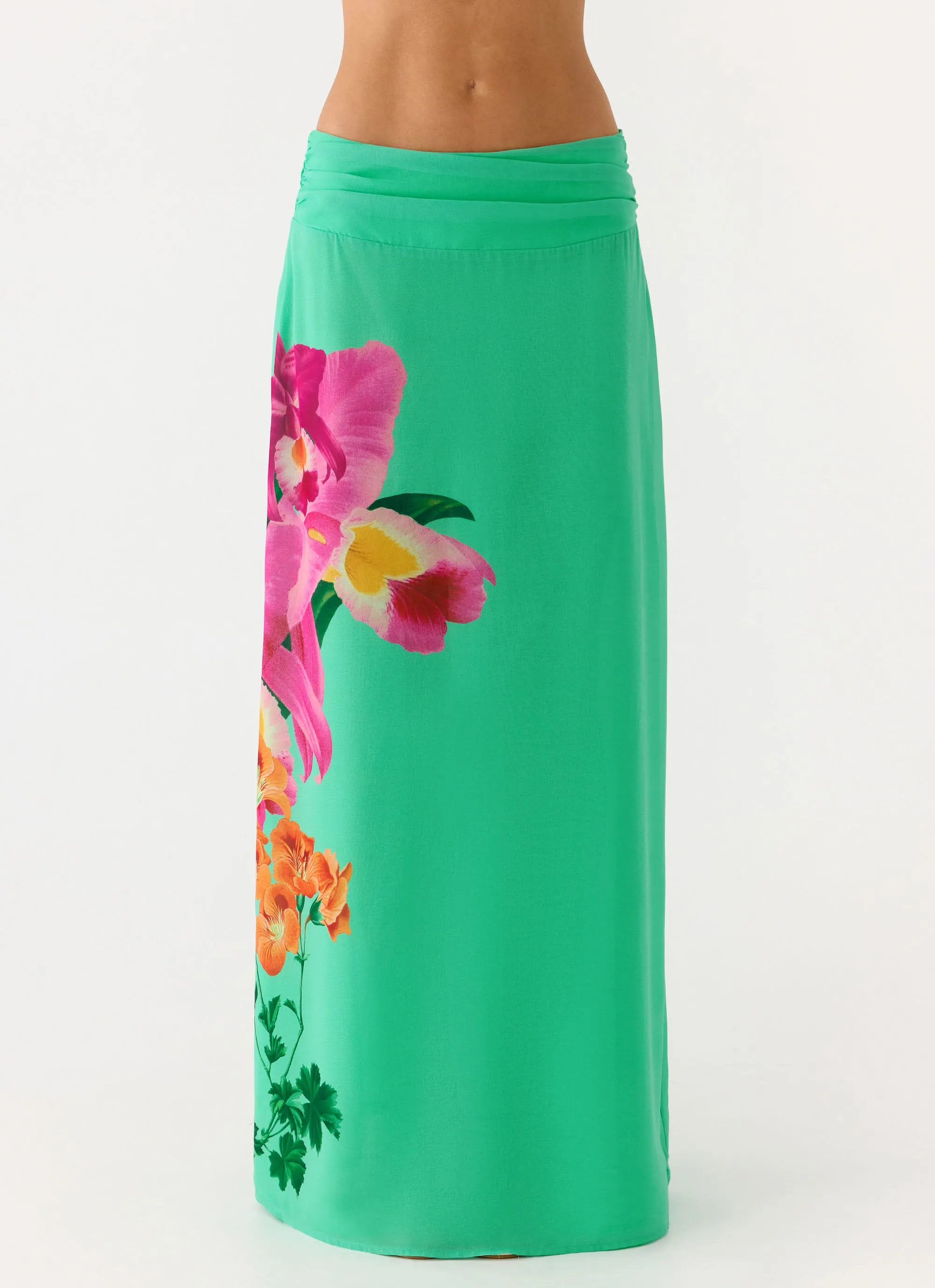 Blushing Bloom Maxi Skirt - Jungle Bloom sold by Peppermayo product image thumbnail 2