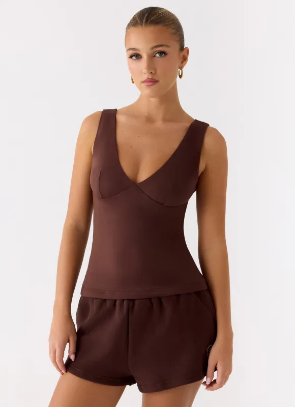 Hard To Tame Top - Chocolate sold by Peppermayo