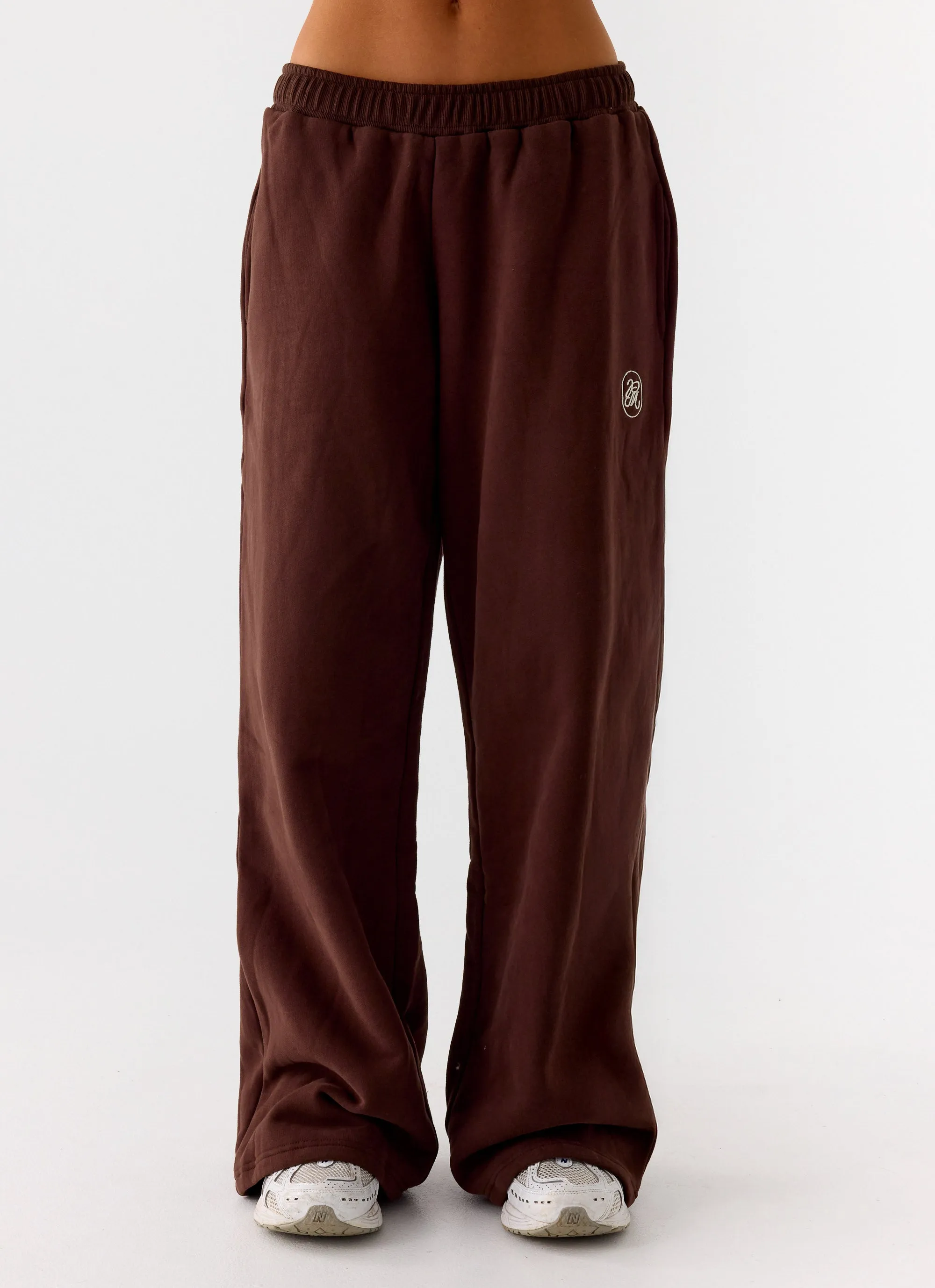 Signature Low Rise Sweatpants - Chocolate sold by Peppermayo product image thumbnail 4