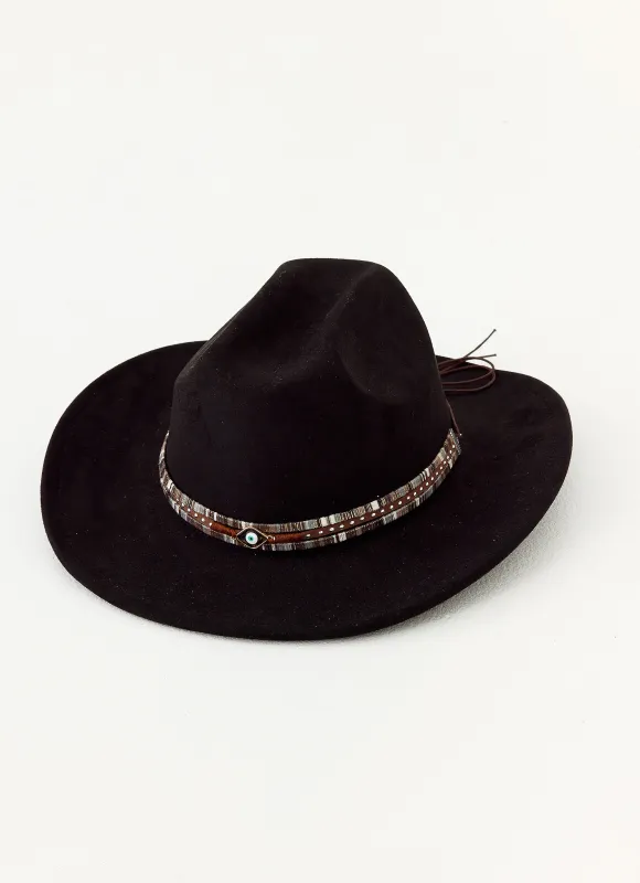 Lone Star Cowboy Hat - Black sold by Peppermayo