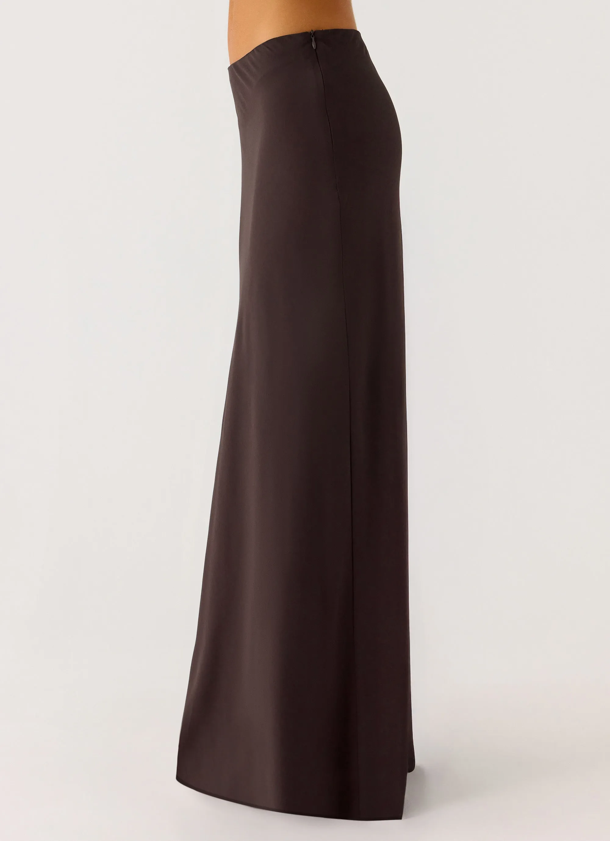 Star Girl Chiffon Maxi Skirt - Cool Chocolate sold by Peppermayo product image thumbnail 3