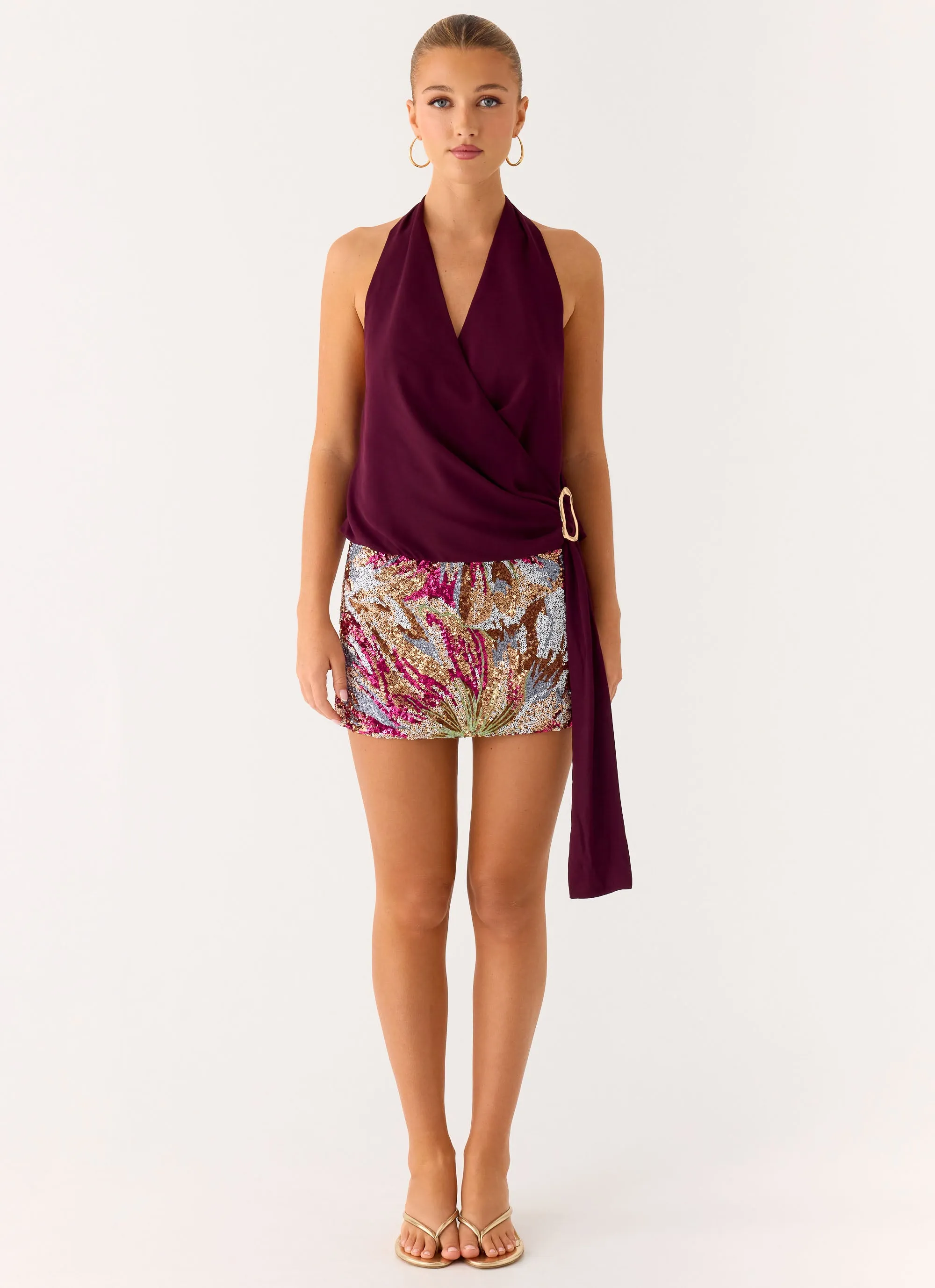 Bright Star Mini Skirt - Floral Bead sold by Peppermayo product image thumbnail 2