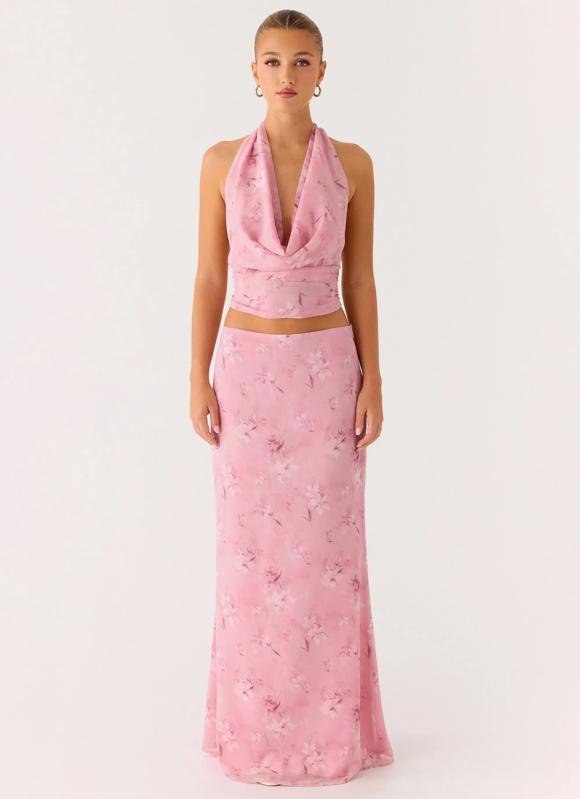 Soulful Low Rise Maxi Skirt - Vintage Floral sold by Peppermayo product image thumbnail 2