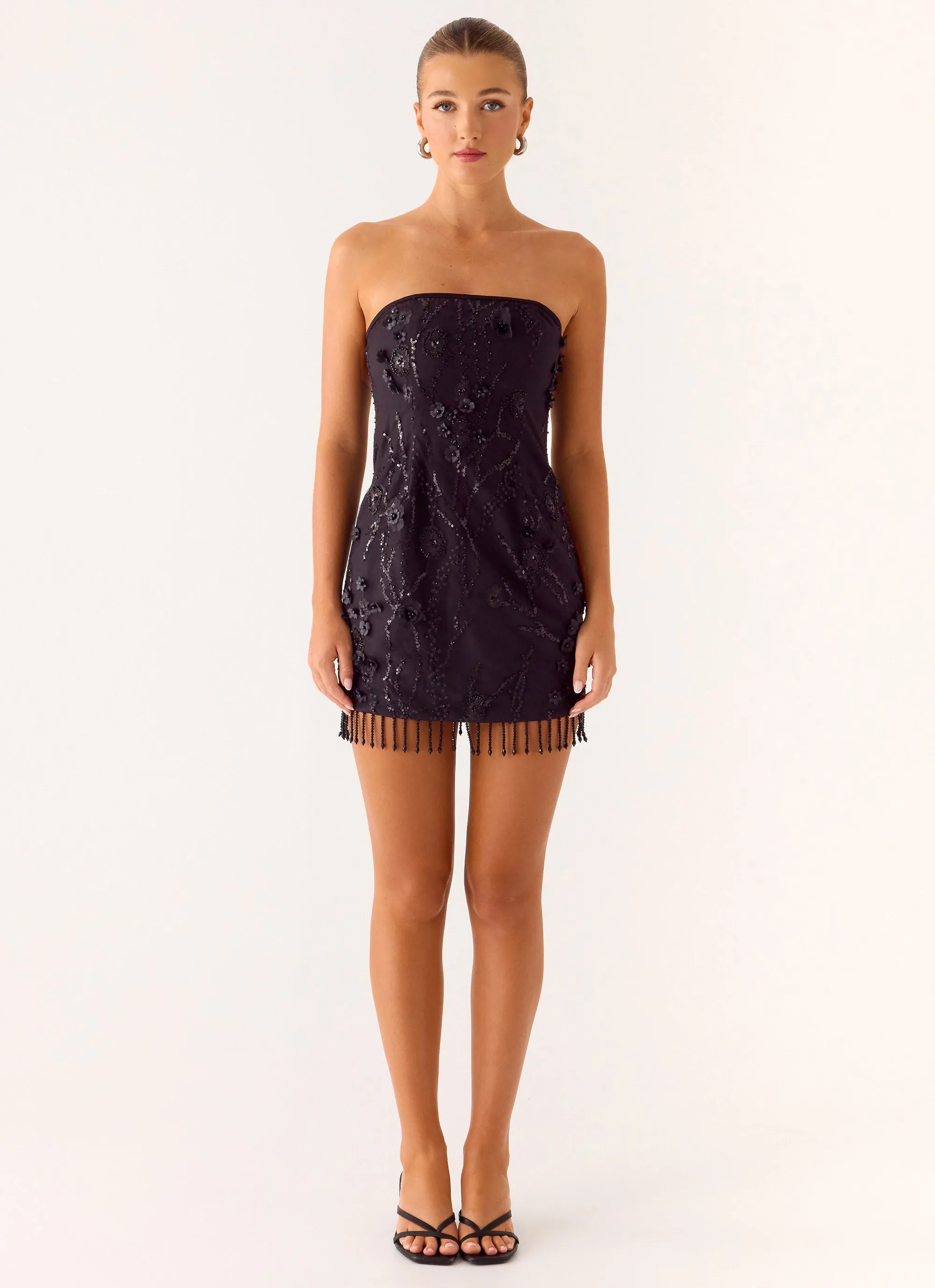 Wear My Kiss Mini Dress - Black sold by Peppermayo product image thumbnail 2