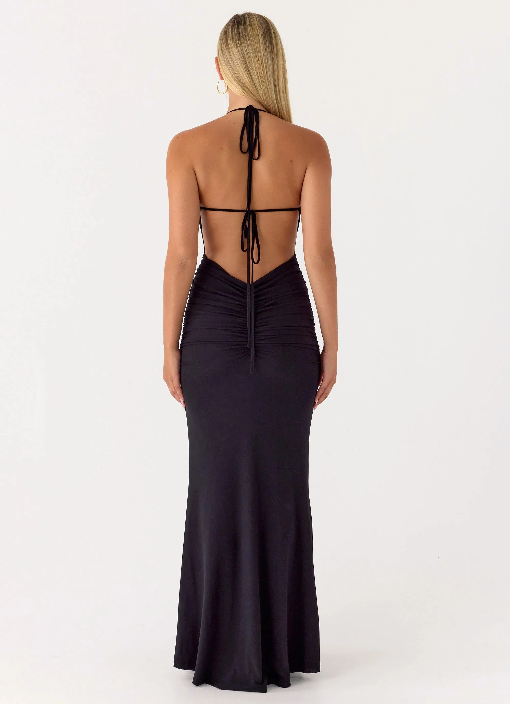 Fine By Me Maxi Dress - Black sold by Peppermayo product image thumbnail 3