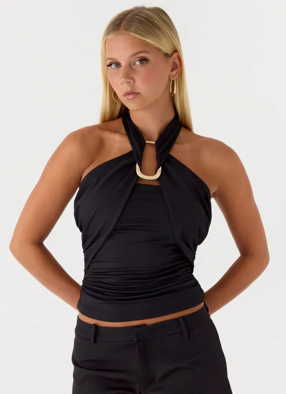 Midnight Sky Top - Black sold by Peppermayo