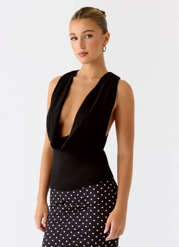 Oracle Top - Black sold by Peppermayo