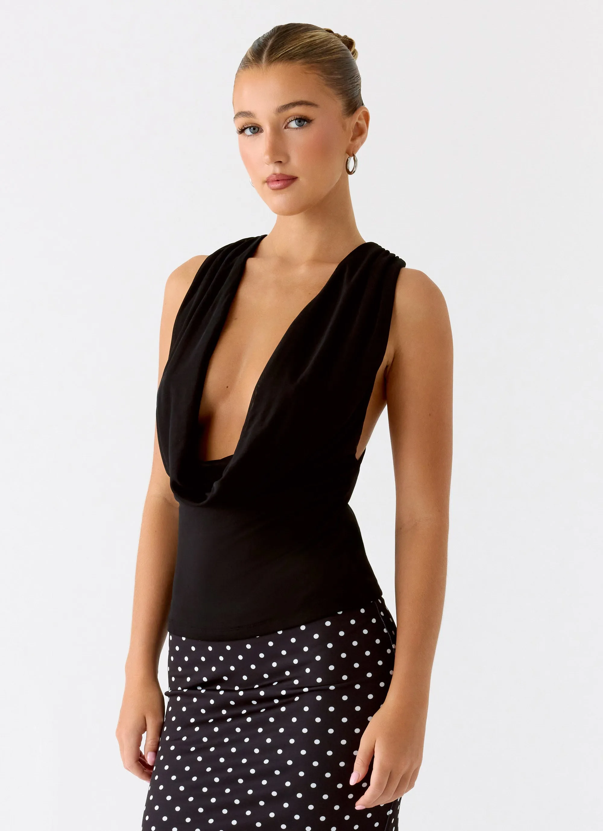 Oracle Top - Black sold by Peppermayo