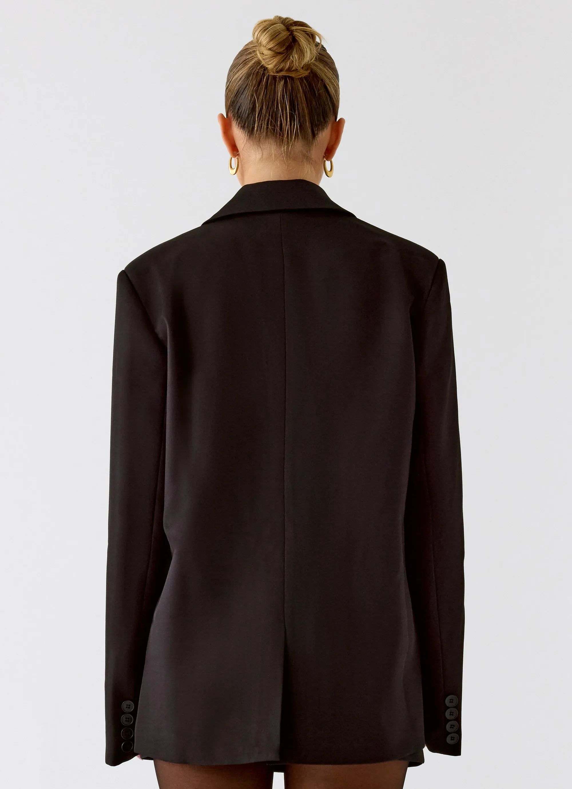 Kingston Oversized Blazer - Black sold by Peppermayo product image thumbnail 5