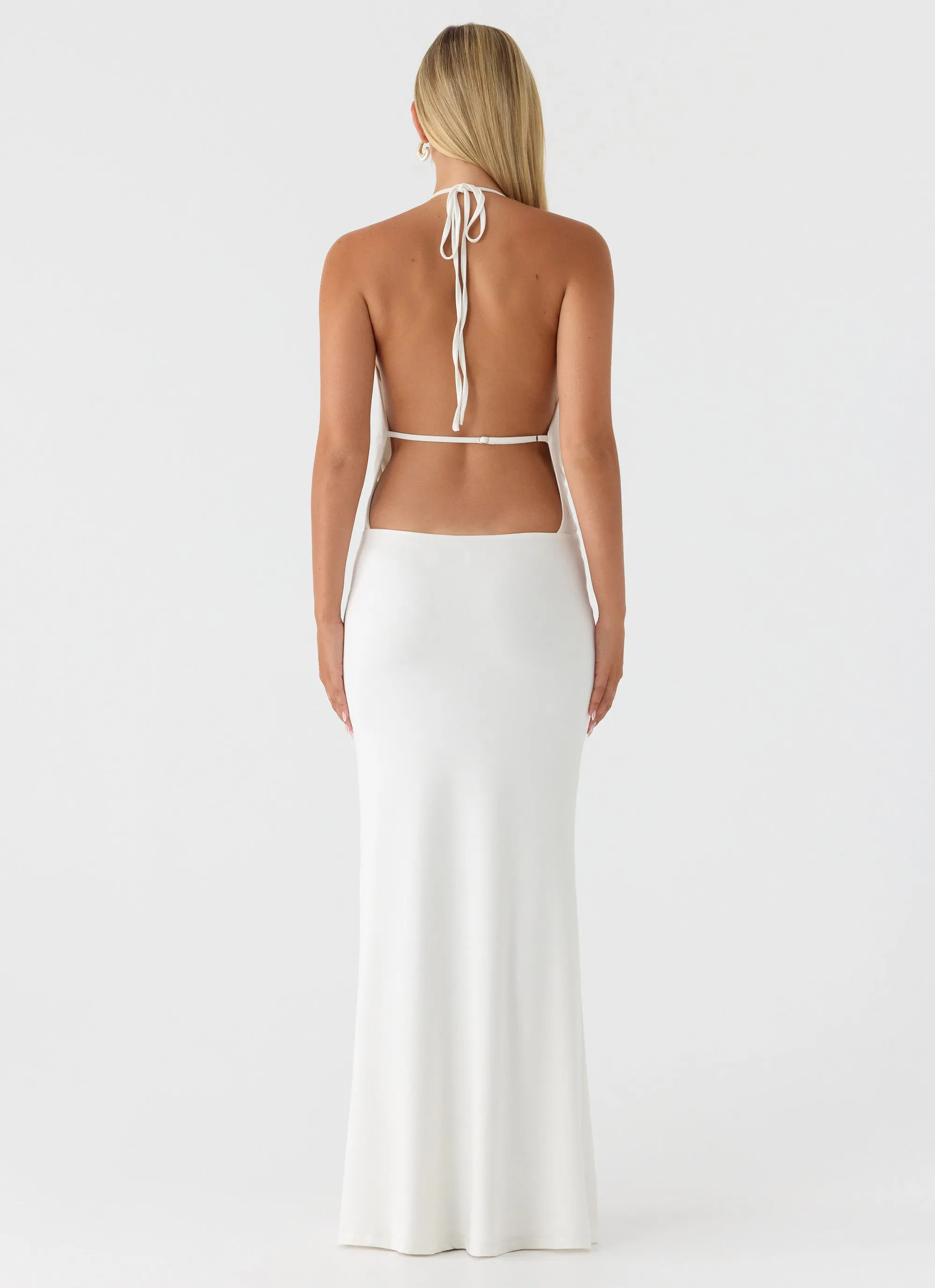 Undercover Maxi Dress - White sold by Peppermayo product image thumbnail 4