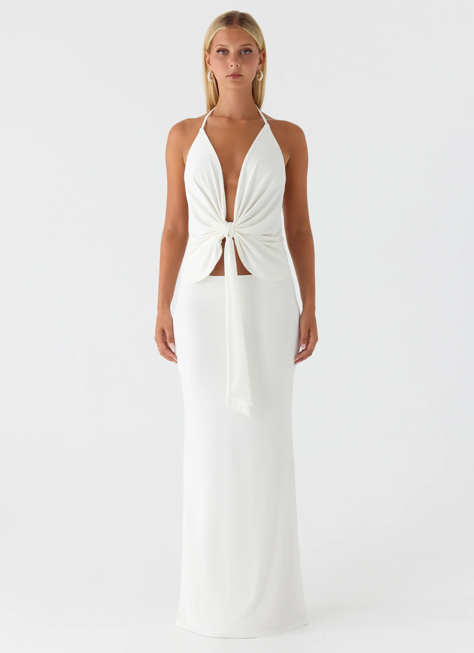 Undercover Maxi Dress - White sold by Peppermayo product image thumbnail 2