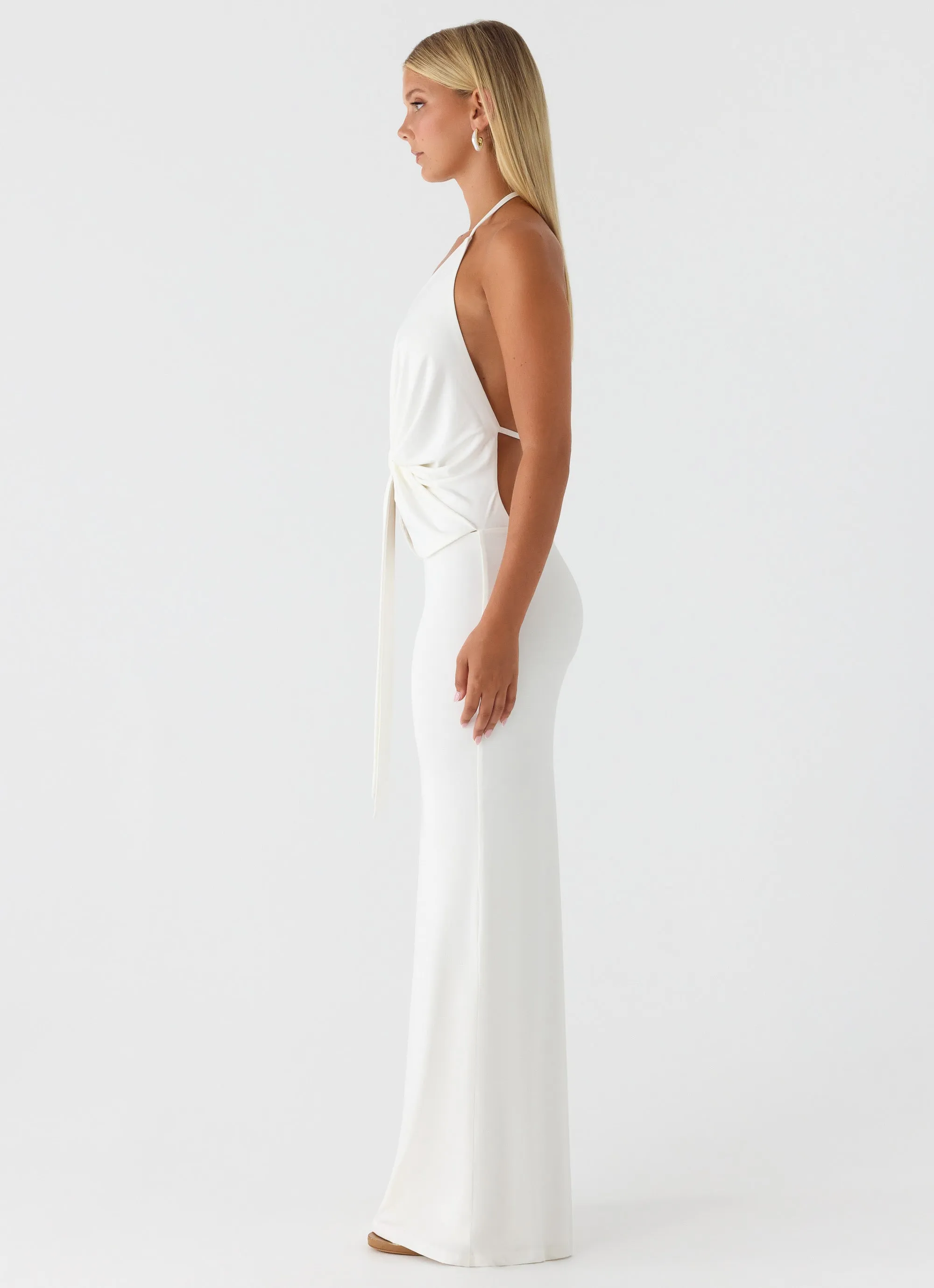 Undercover Maxi Dress - White sold by Peppermayo product image thumbnail 3