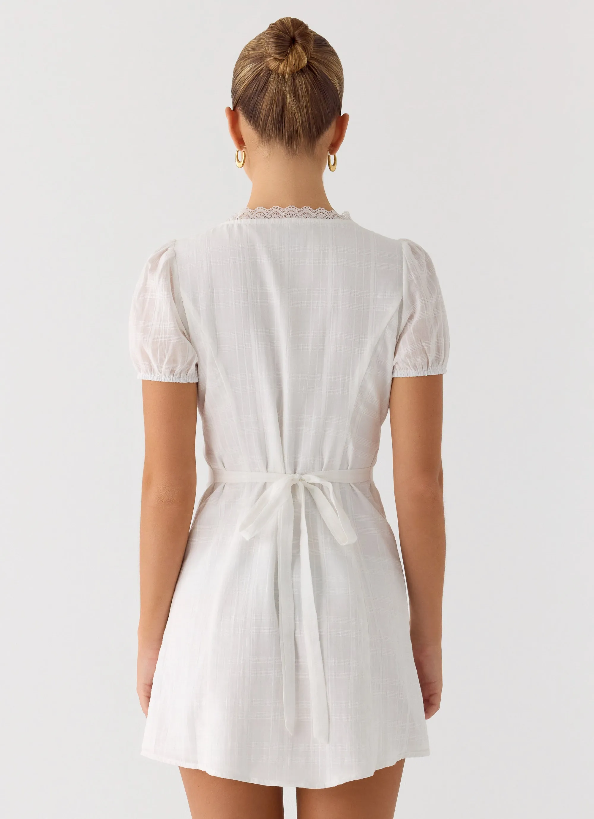 Sweet Lullaby Mini Dress - White sold by Peppermayo product image thumbnail 4