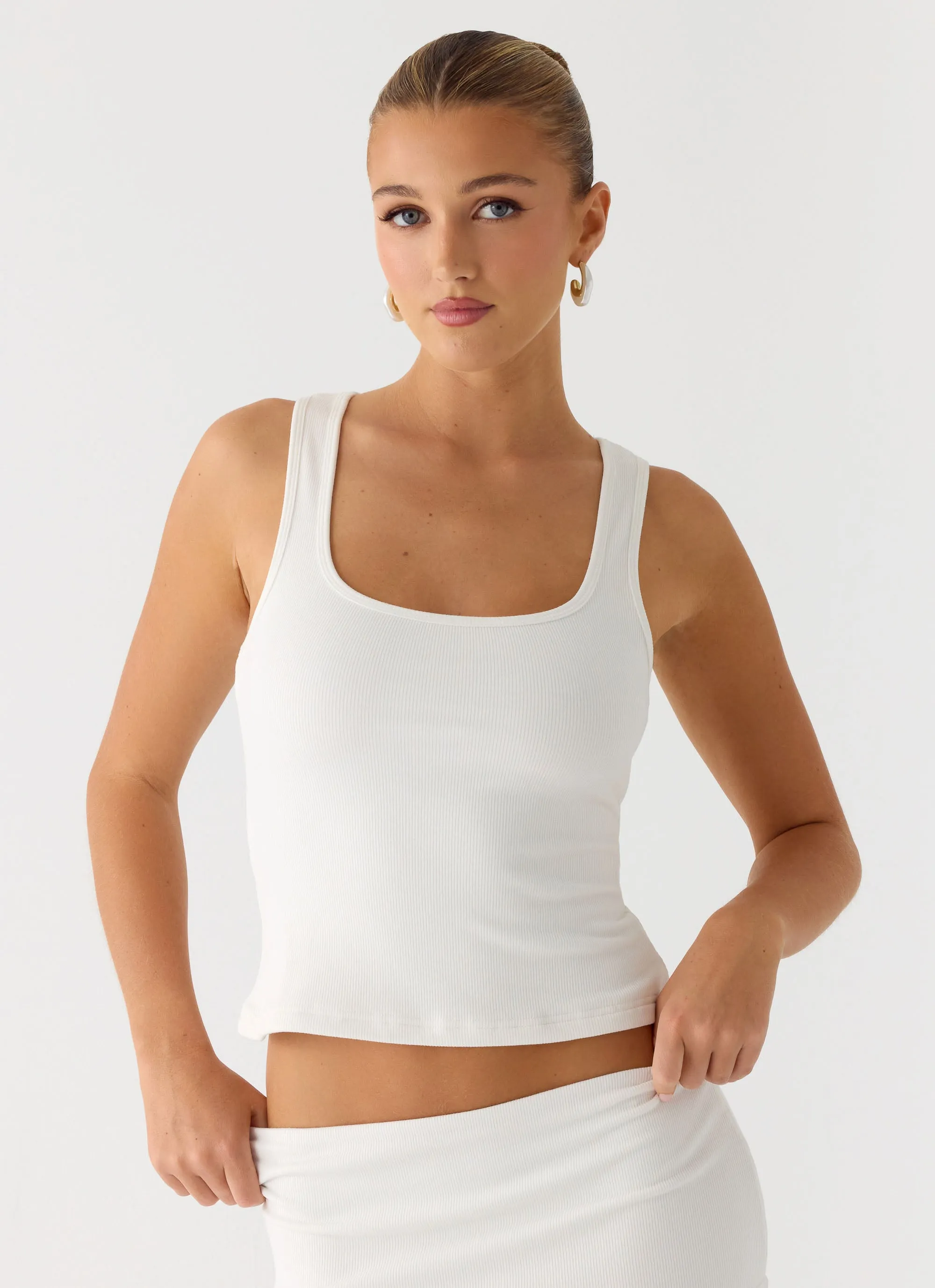 Connect My Heart Top - White sold by Peppermayo