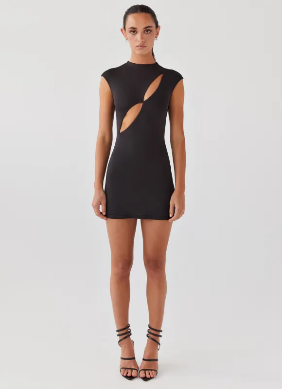 Special Affair Mini Dress - Black sold by Peppermayo