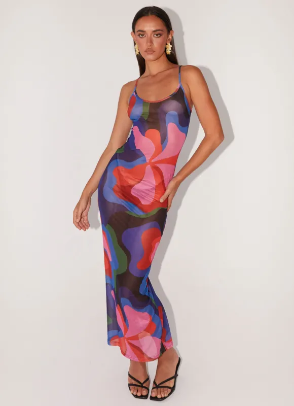 Love On The Run Maxi Dress - Floral Fantasy sold by Peppermayo