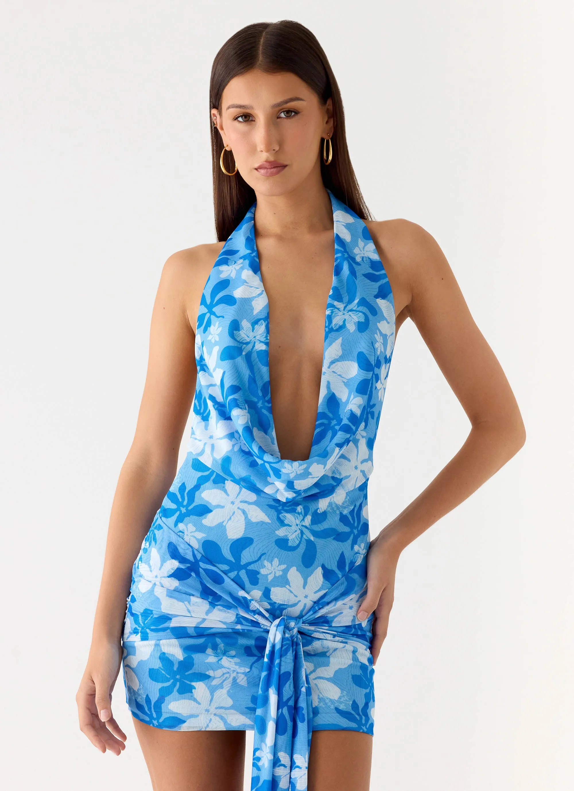 Orchard Mini Dress - Indigo Garden sold by Peppermayo product image thumbnail 4