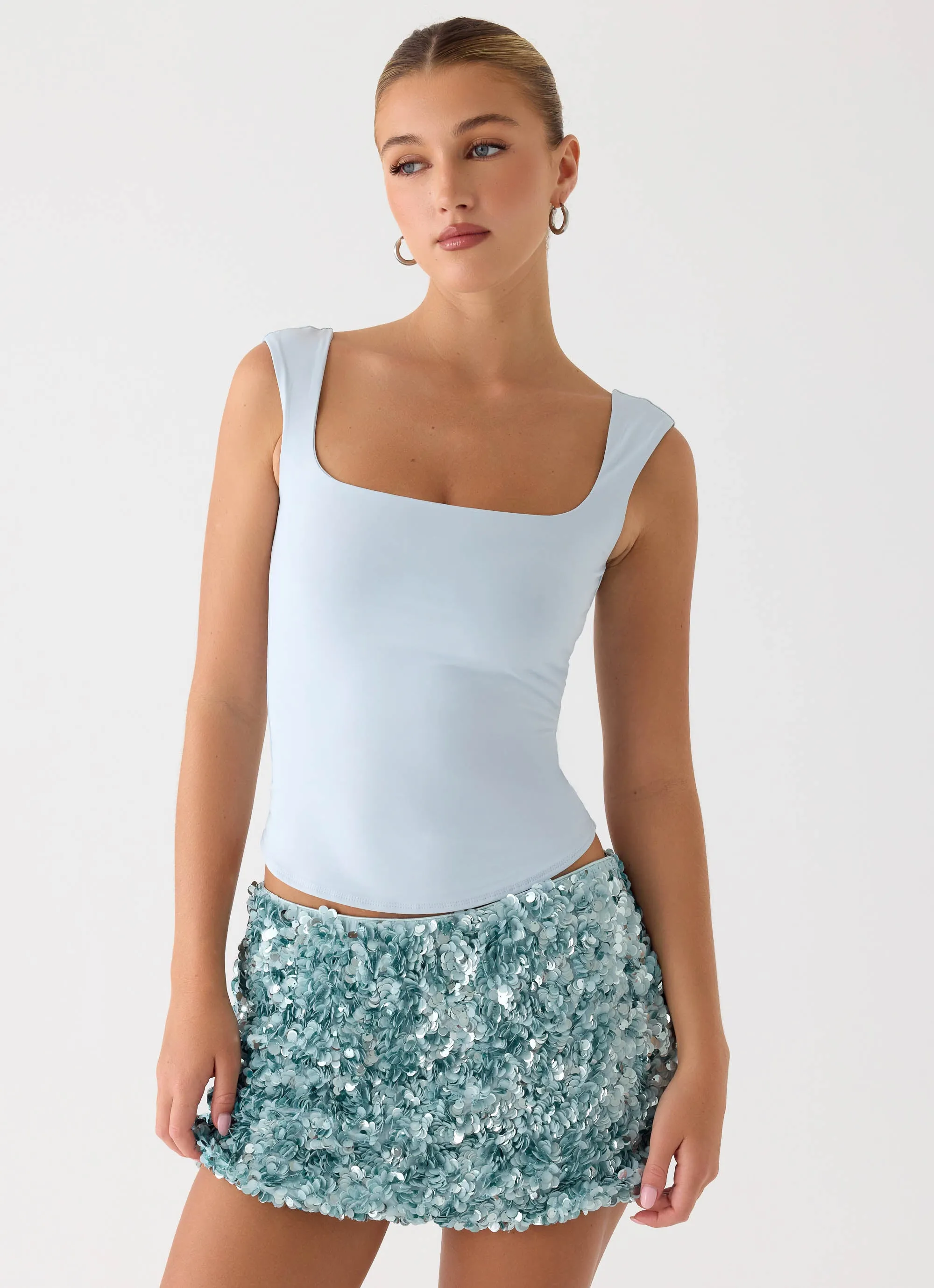 Guessing Games Top - Misty Blue sold by Peppermayo product image thumbnail 5