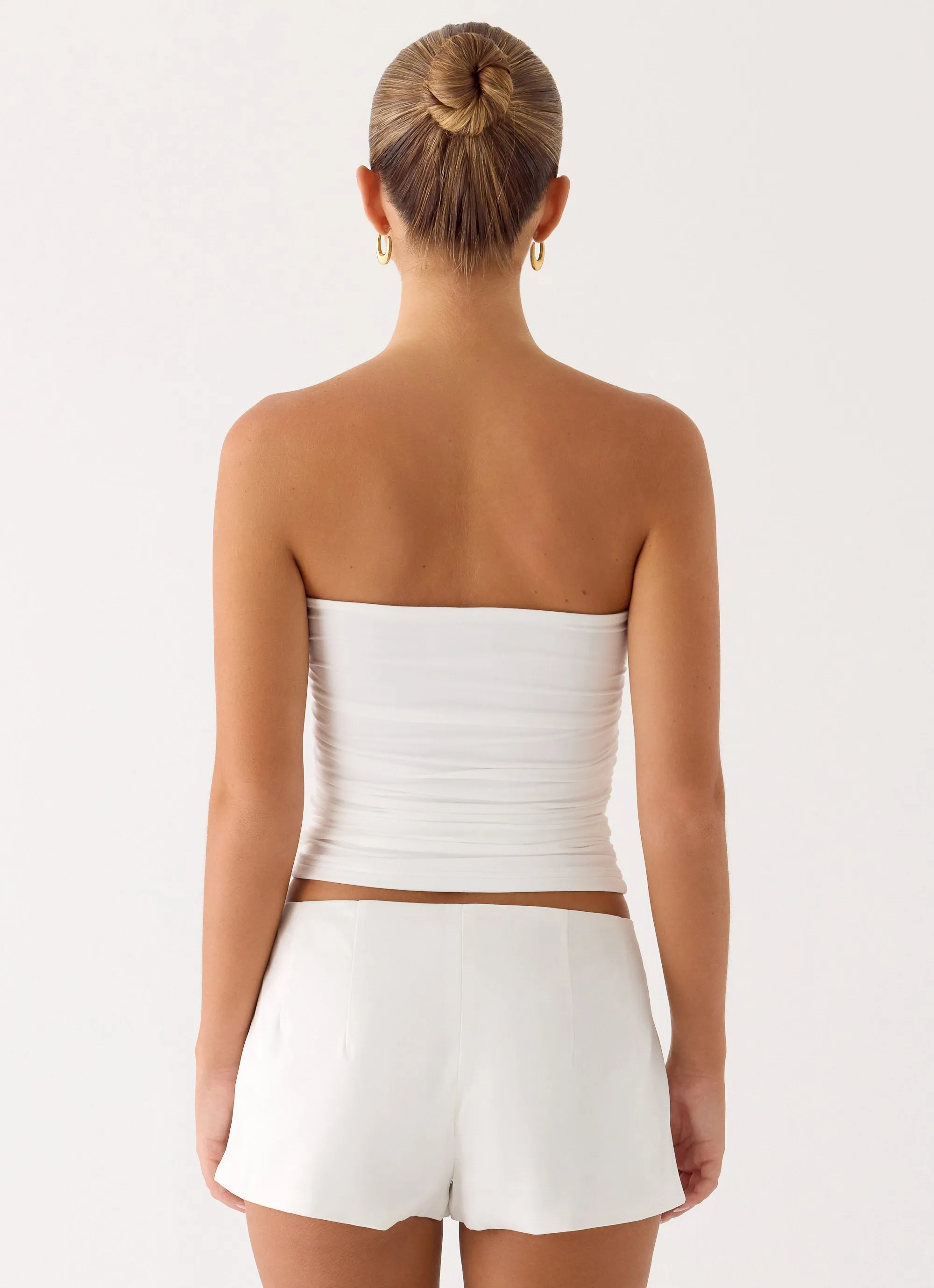 Doja Strapless Top - White sold by Peppermayo product image thumbnail 4