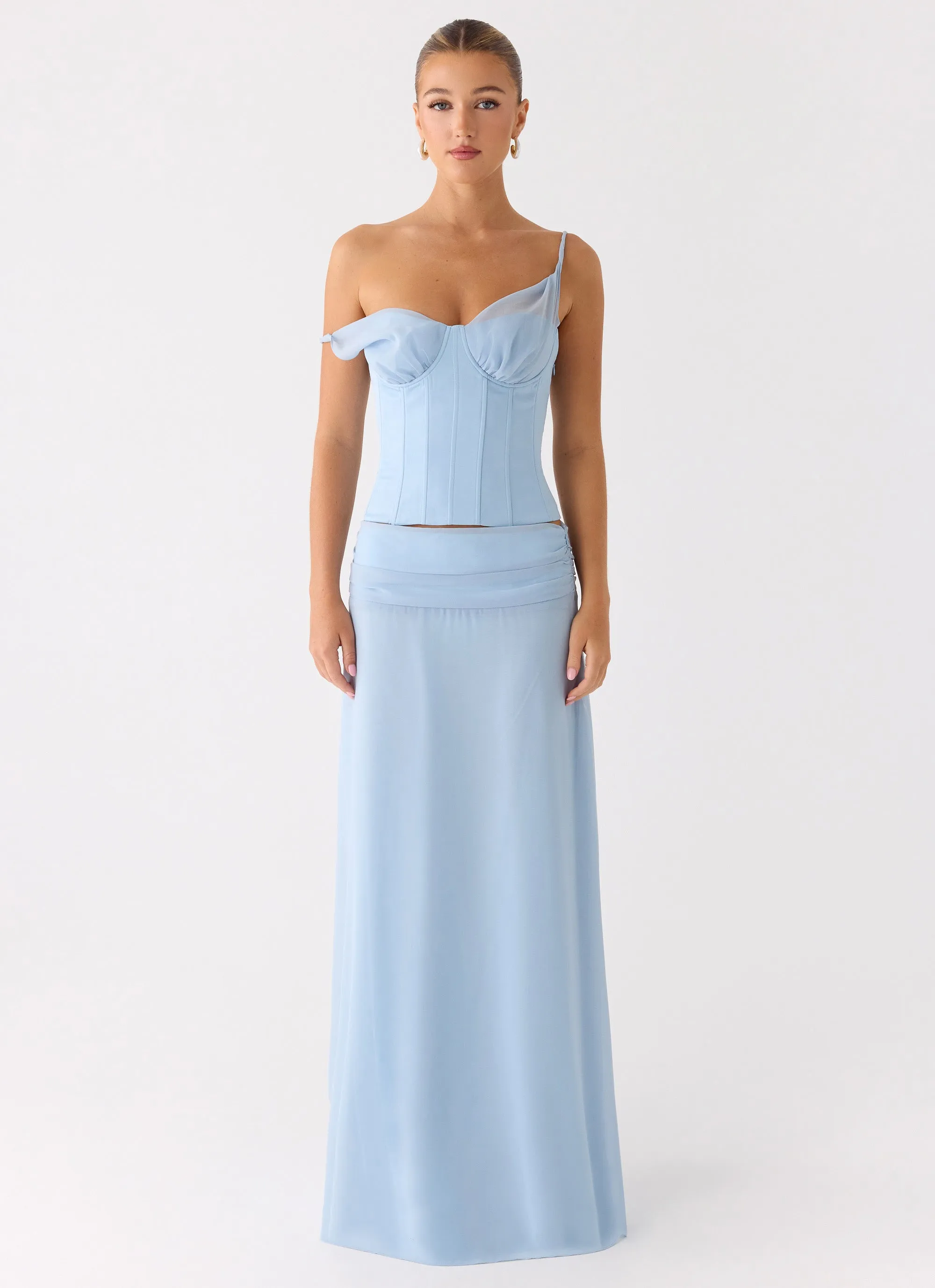 Natalya Maxi Skirt - Pale Blue sold by Peppermayo product image thumbnail 3