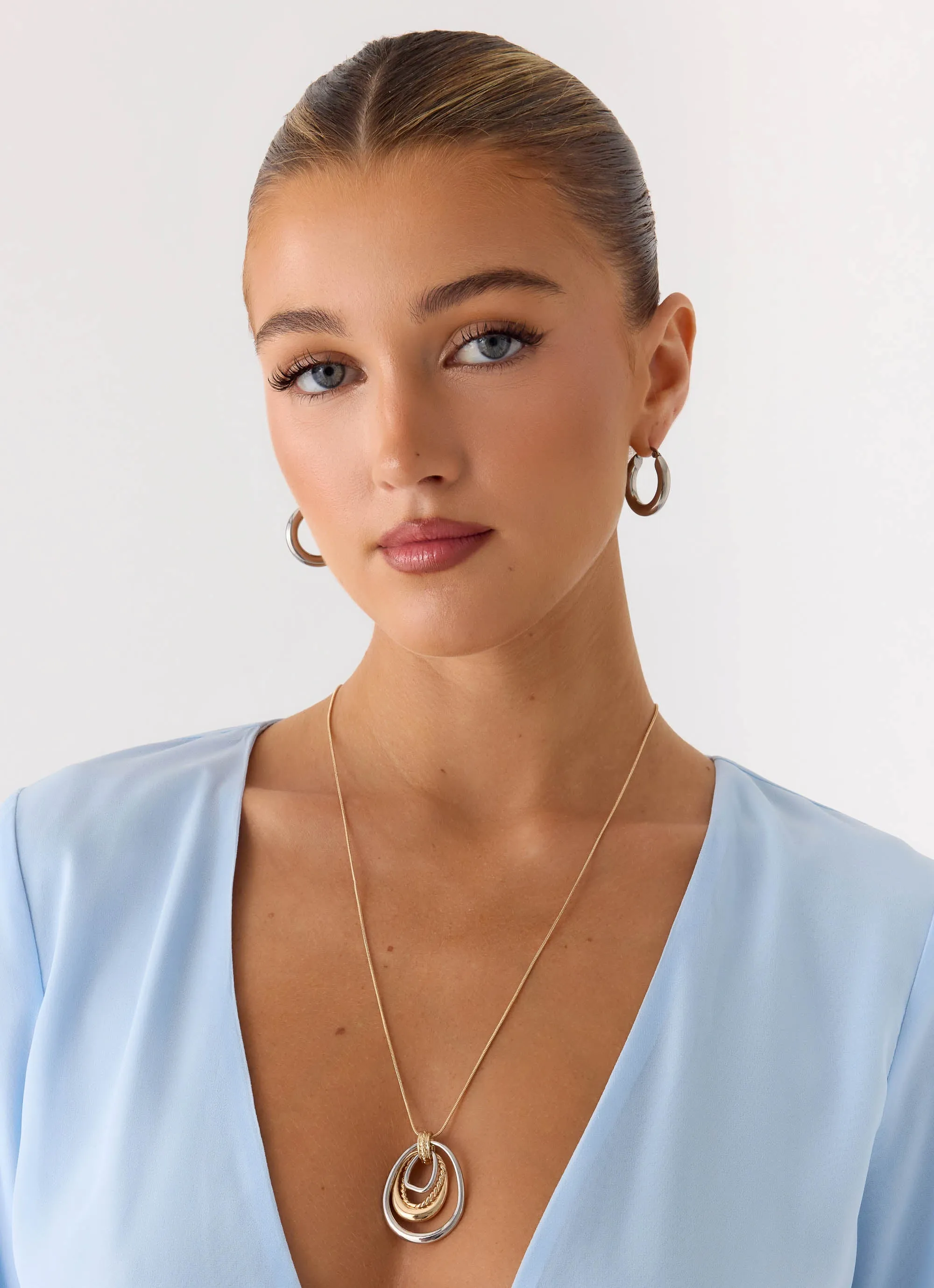 On The Low Necklace - Two Tone sold by Peppermayo product image thumbnail 3