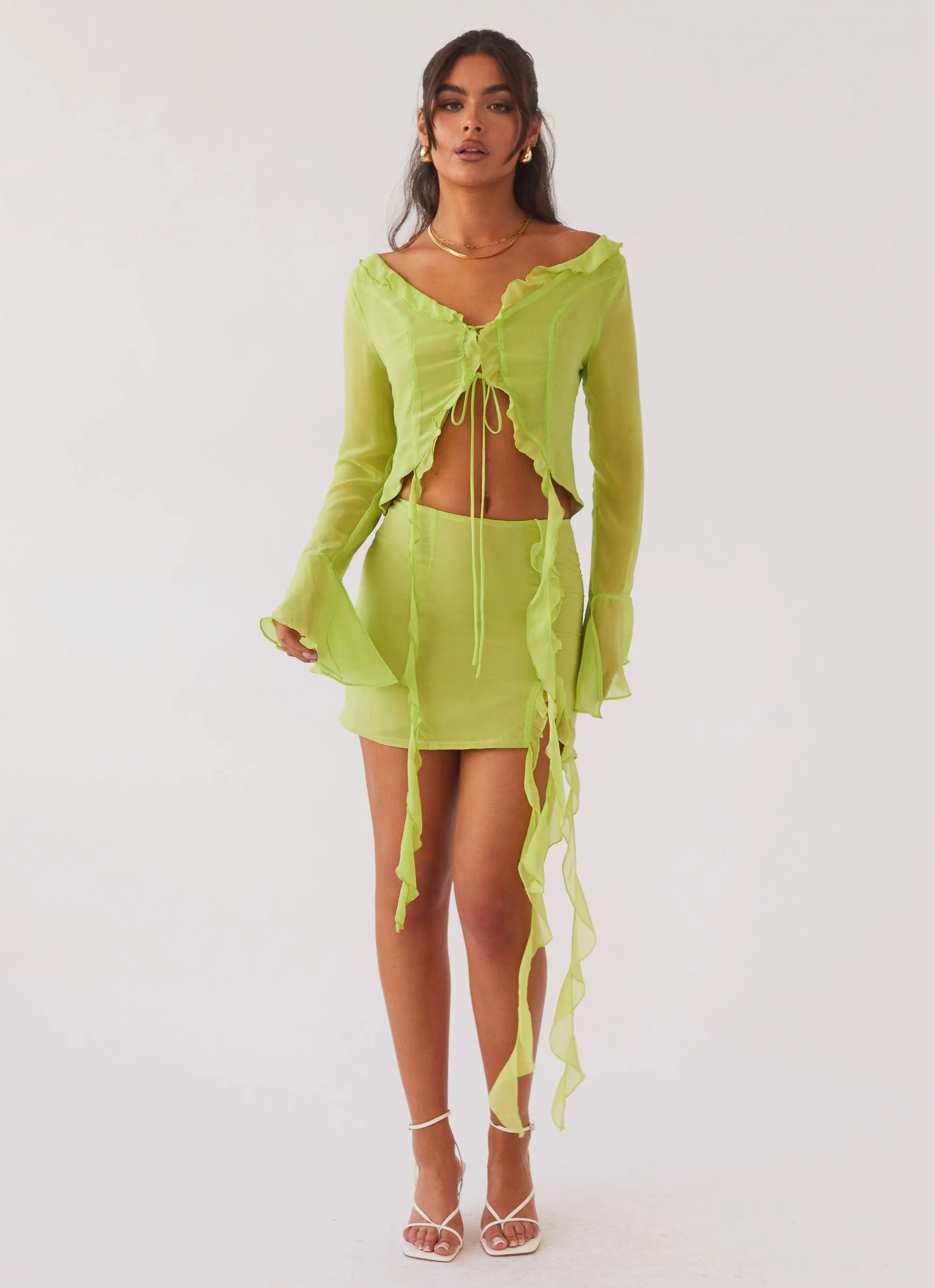 My Favourite Part Mini Skirt - Fern sold by Peppermayo product image thumbnail 2