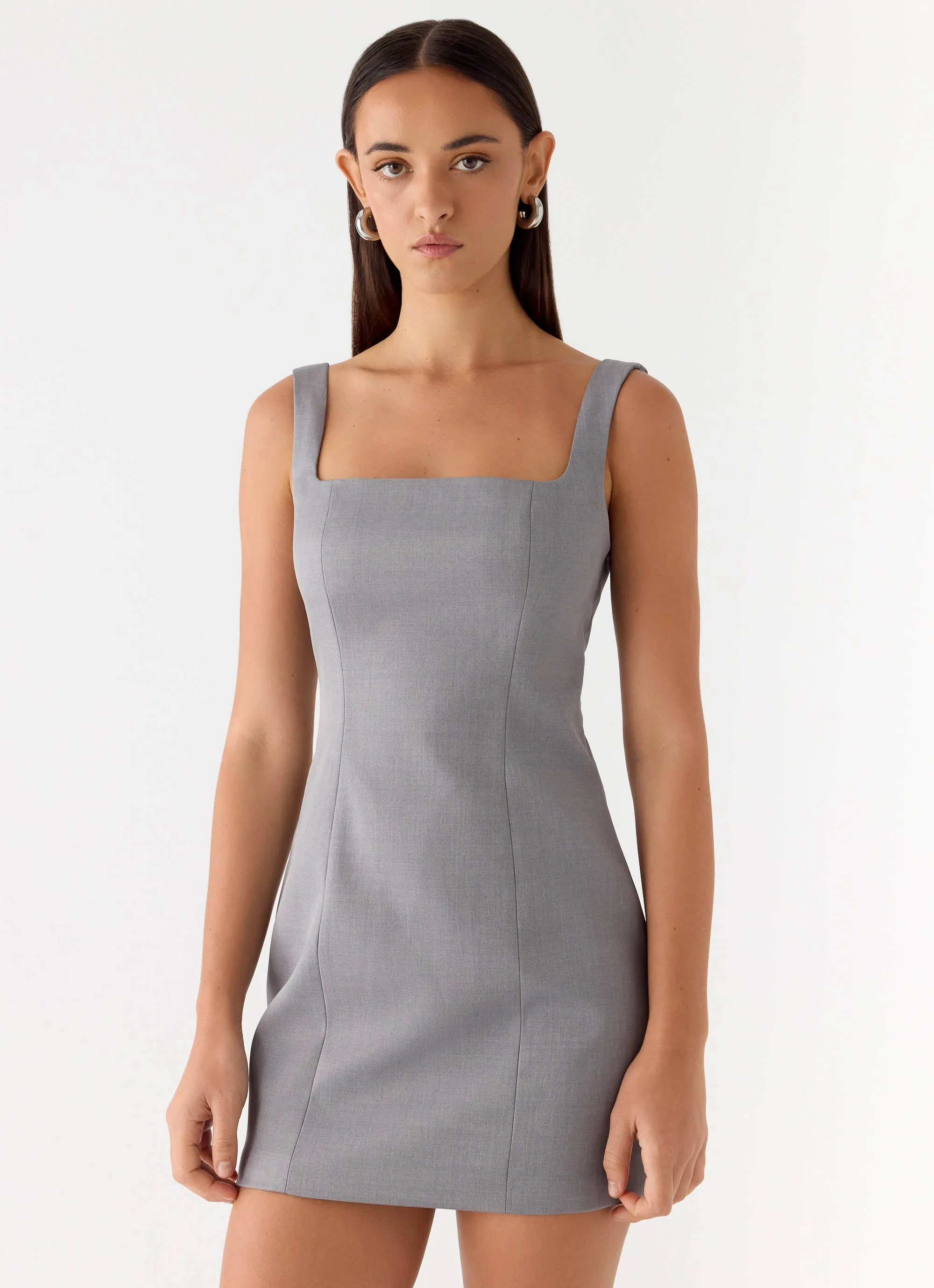 Brief Tension Mini Dress - Smoke Grey sold by Peppermayo product image thumbnail 4