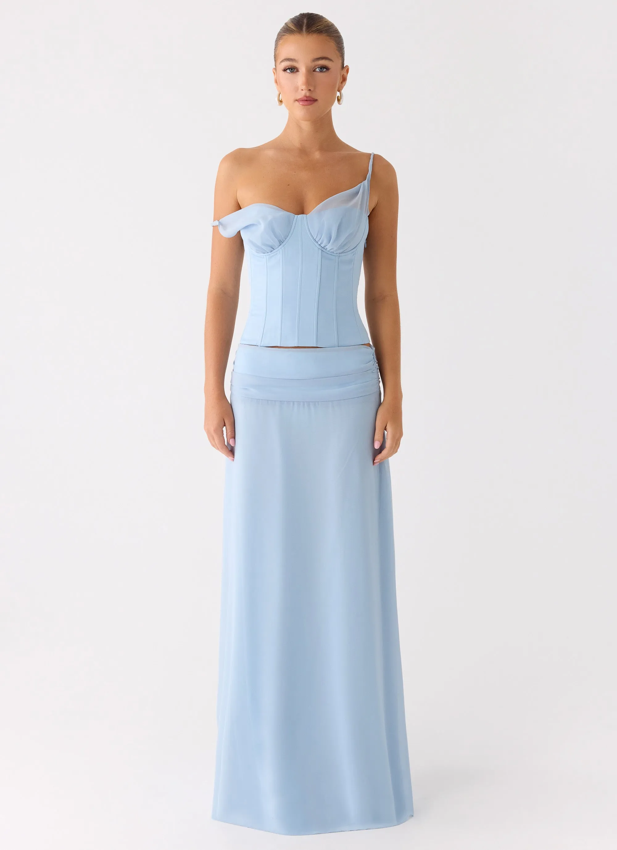 Natalya Corset Top - Pale Blue sold by Peppermayo product image thumbnail 5