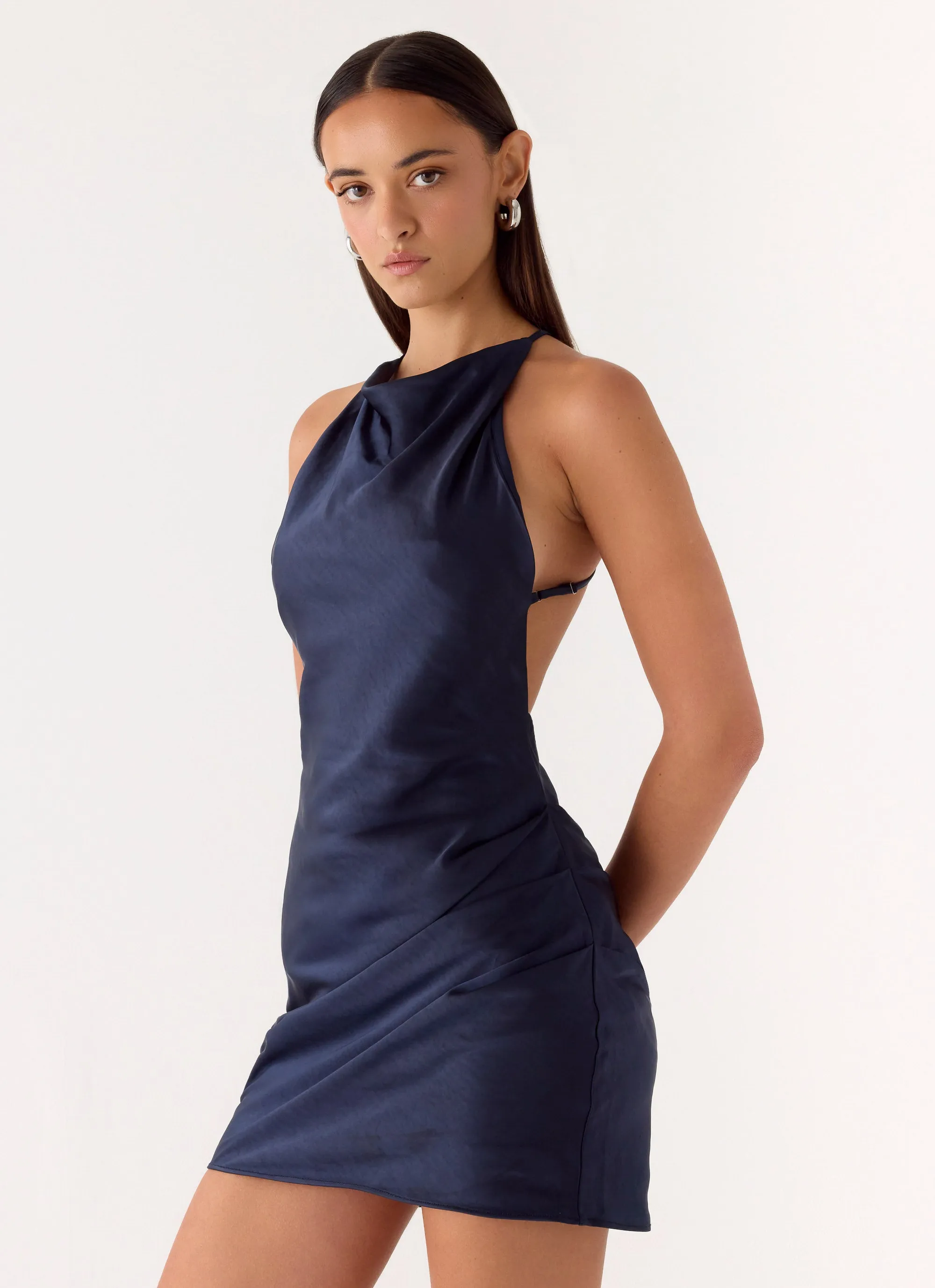 Rhia Mini Dress - Navy sold by Peppermayo product image thumbnail 4