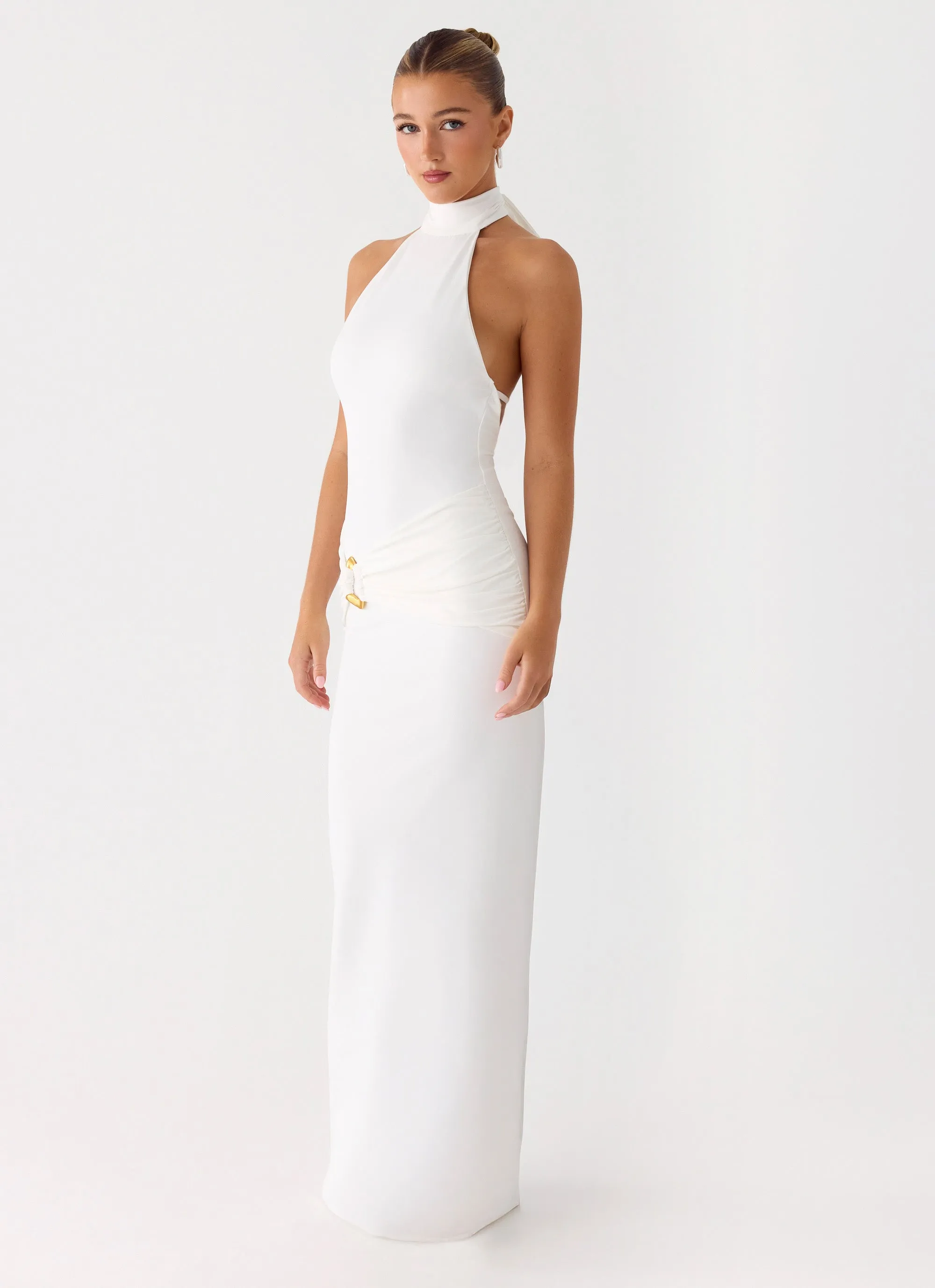 Forever Radiant Maxi Dress - White sold by Peppermayo product image thumbnail 4