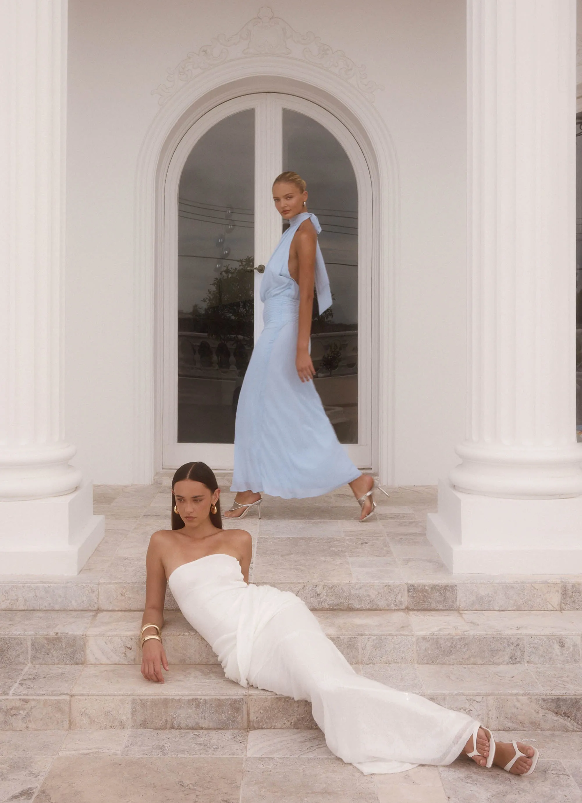 Anticipating Sequin Maxi Dress - White sold by Peppermayo product image thumbnail 3