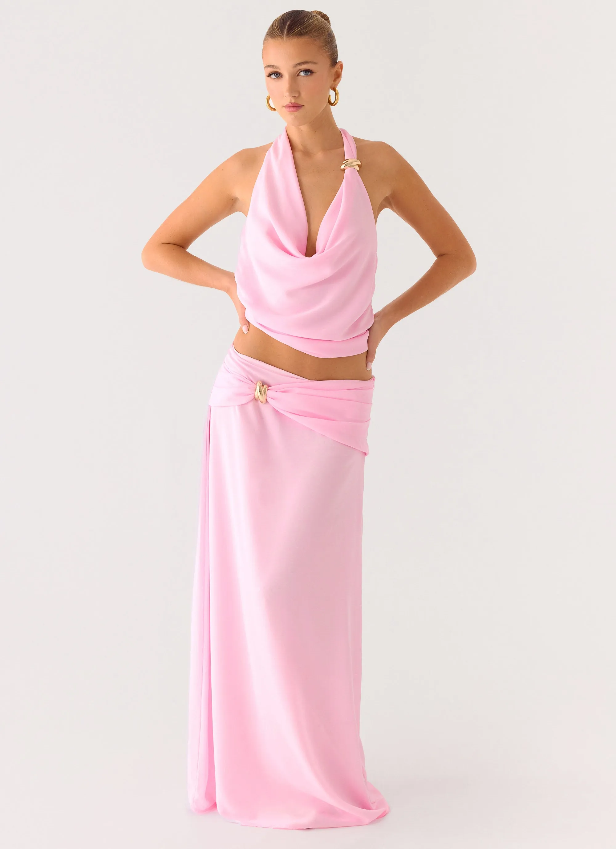 Anuhea Cowl Top - Pink sold by Peppermayo product image thumbnail 5