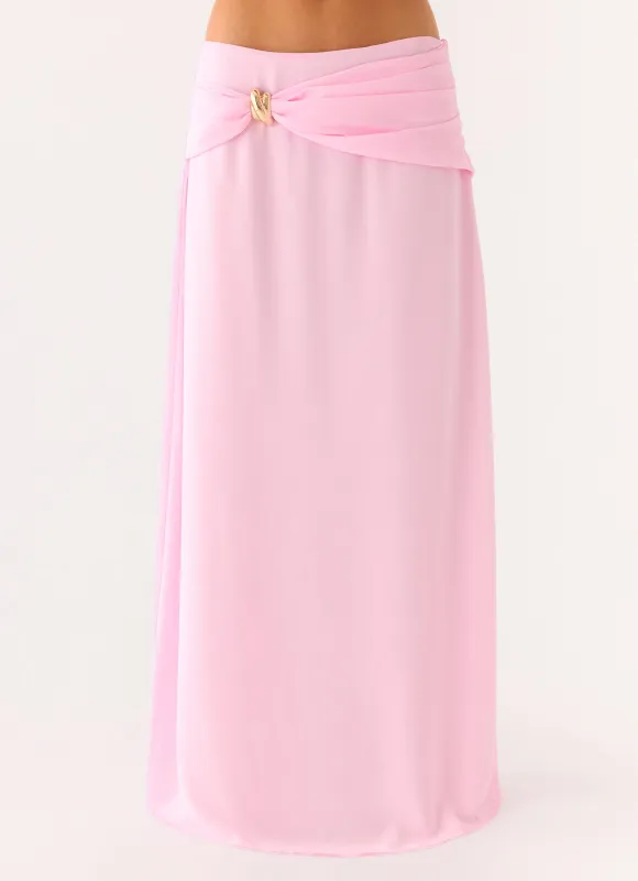 Anuhea Maxi Skirt - Pink sold by Peppermayo